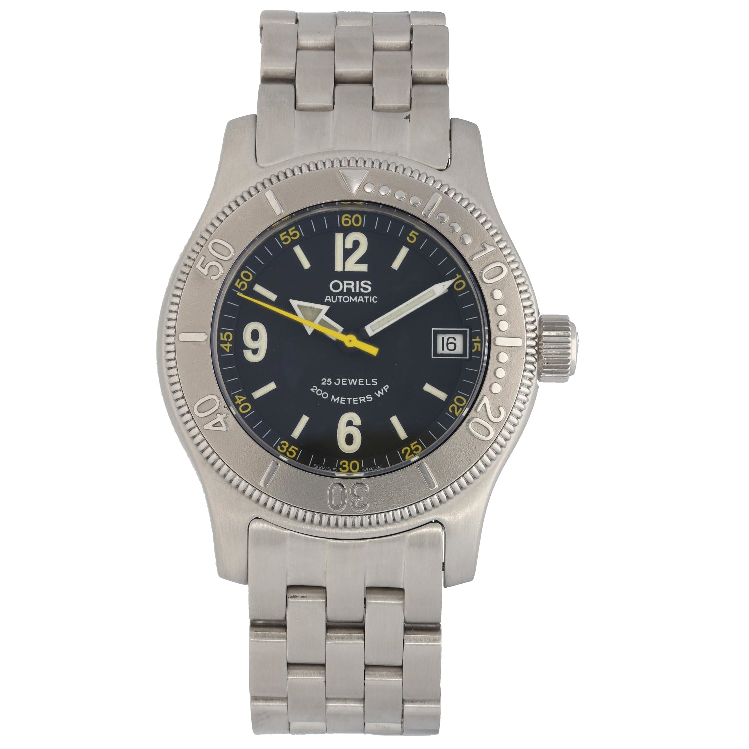 Oris Big Crown Diver 7502 40mm Stainless Steel Watch H&T