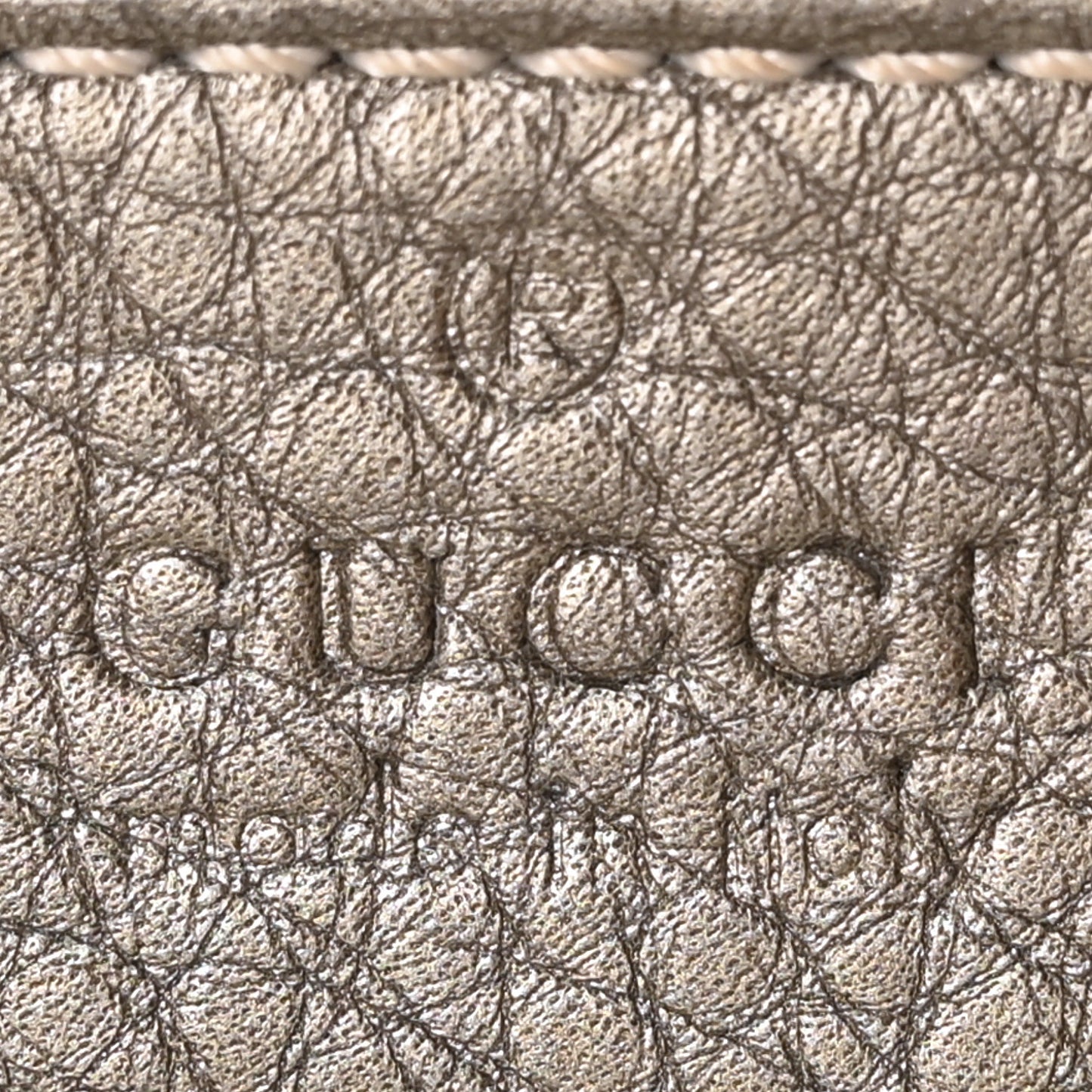 Gucci Soho Flap Calfskin Leather Bag - Sasso