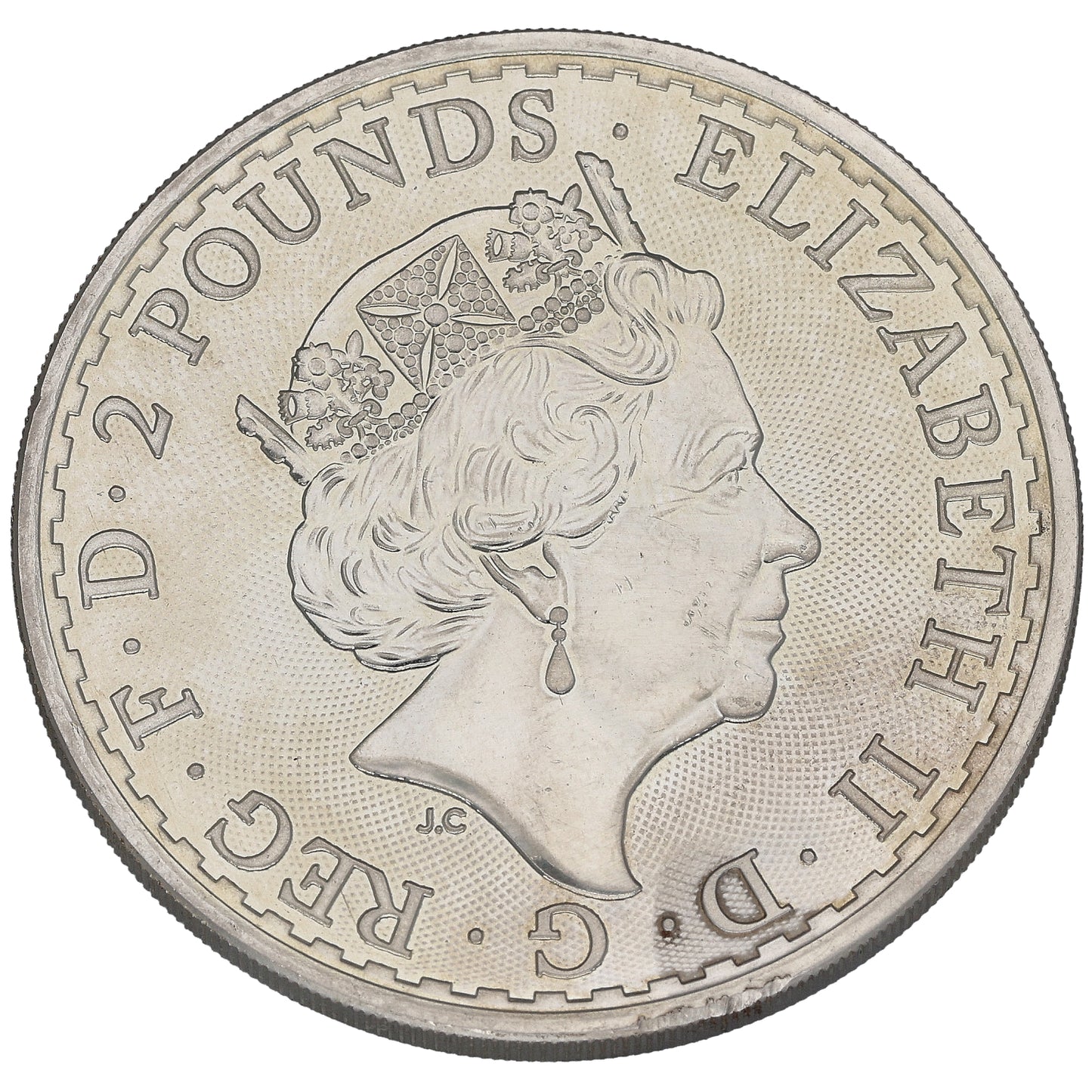 Fine Silver Queen Elizabeth II 1 OZ Britannia Coin 2021