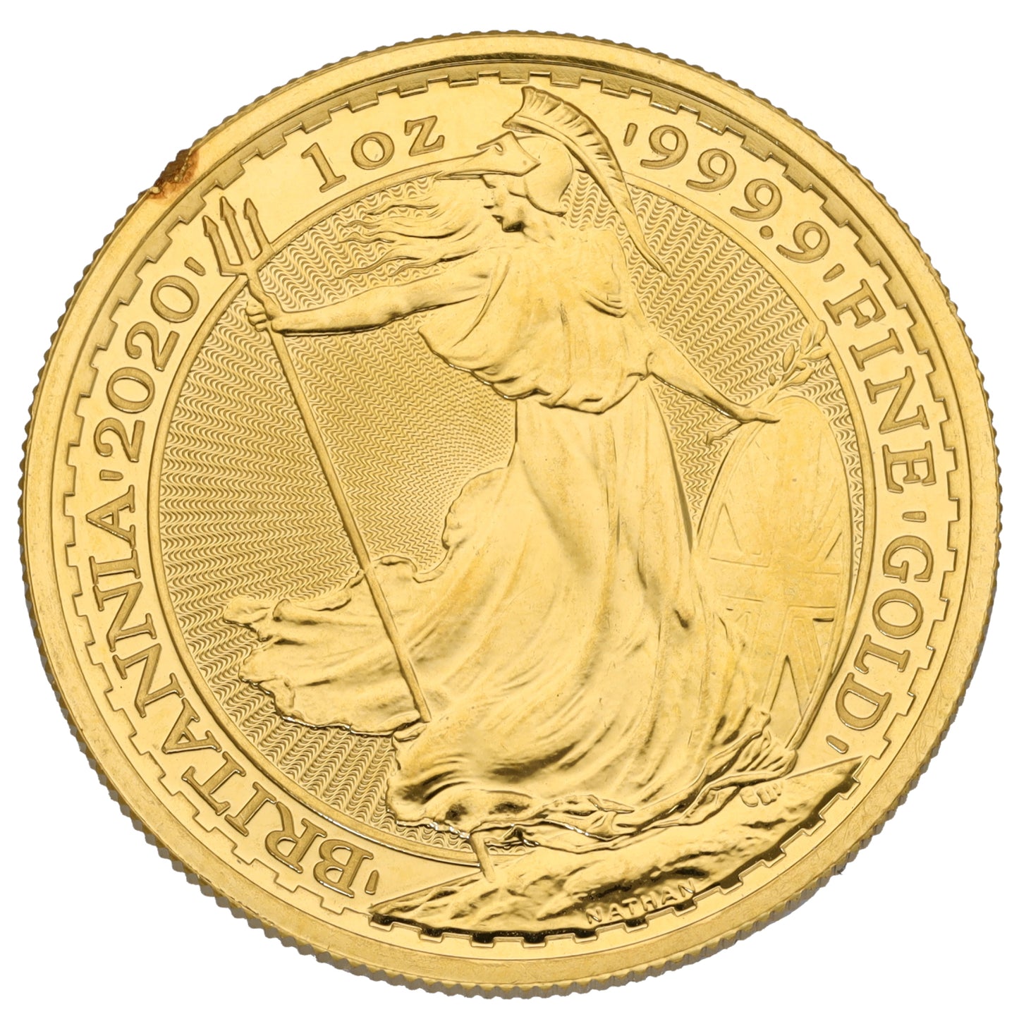 24ct Gold Queen Elizabeth II 1 OZ Britannia Coin 2020