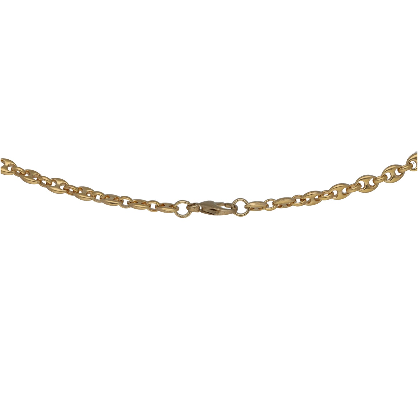 9ct Gold Mariner Chain 16"