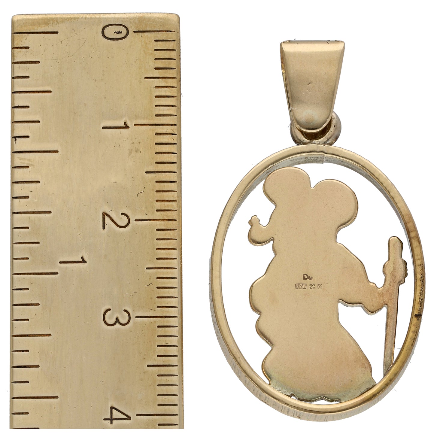 9ct Gold St Christopher Pendant