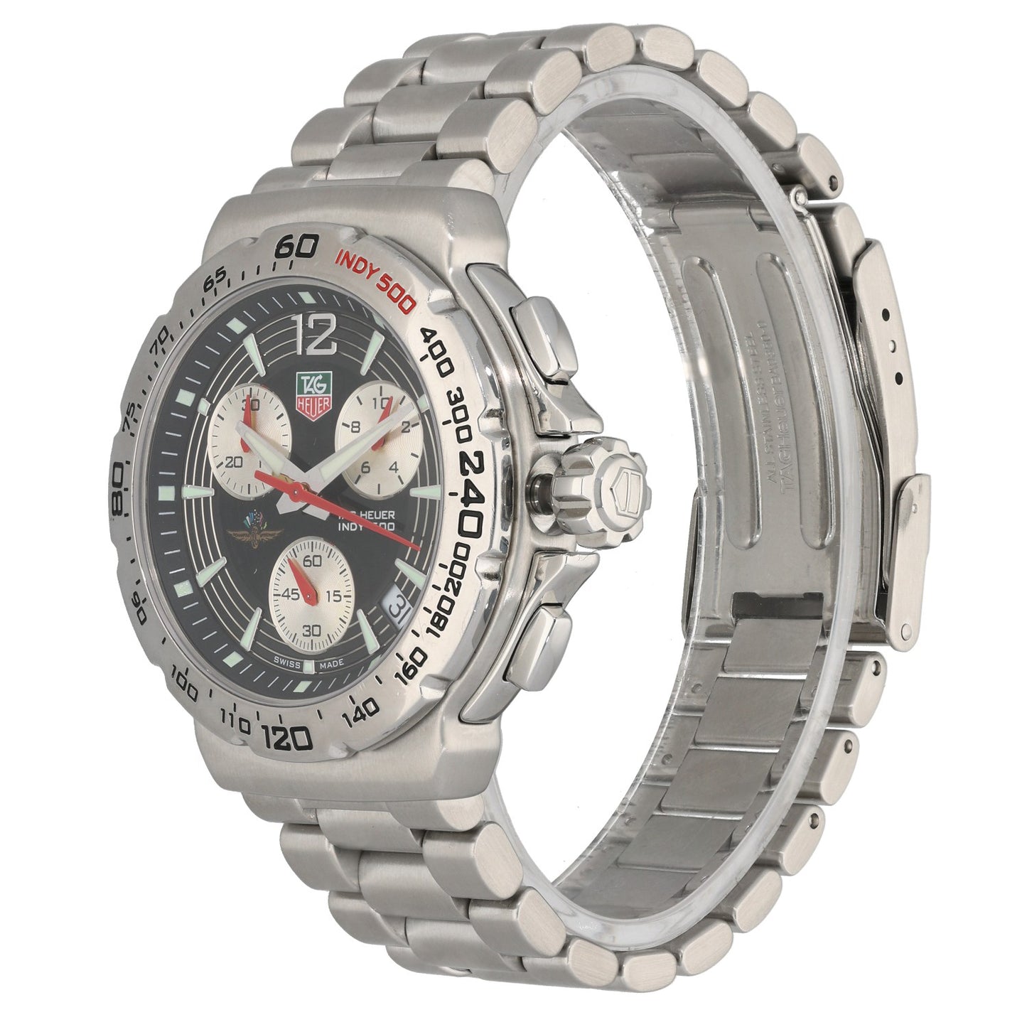 Tag Heuer Formula 1 CAC111B-0 Indy 500 40mm Stainless Steel Watch