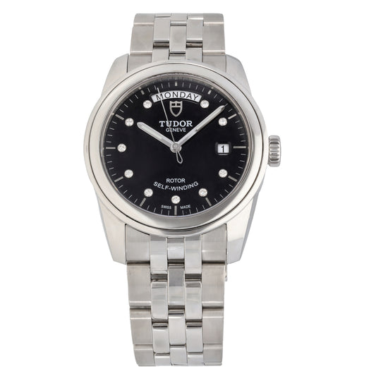 Tudor Glamour Date 56000 39mm Stainless Steel Watch