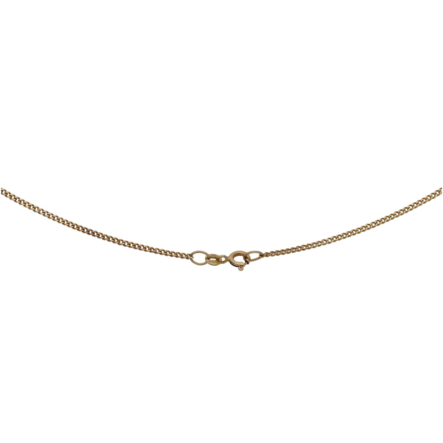 9ct Gold Amethyst Fancy Necklace 18"