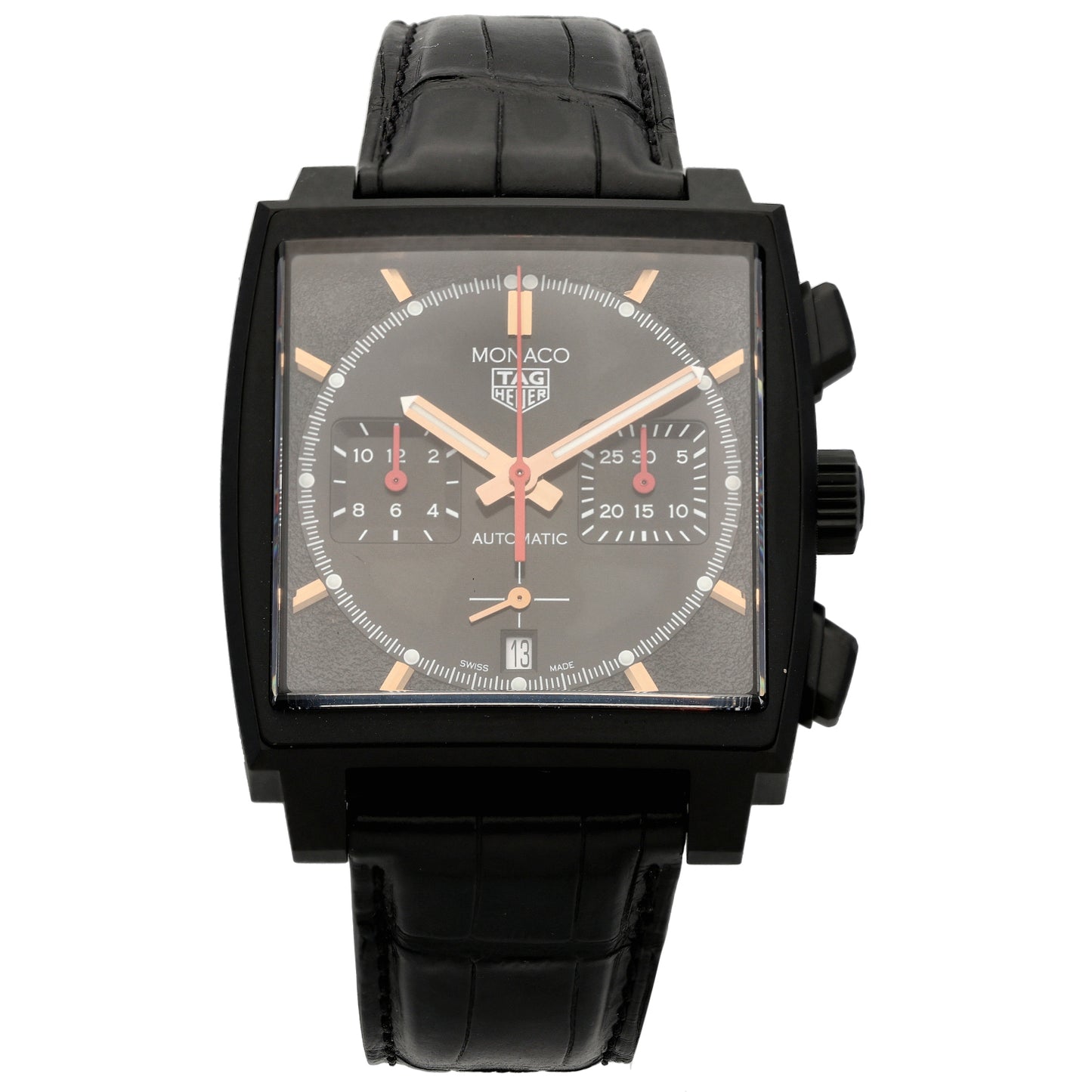 Tag Heuer Monaco CBL2180 39mm PVD Titanium Watch