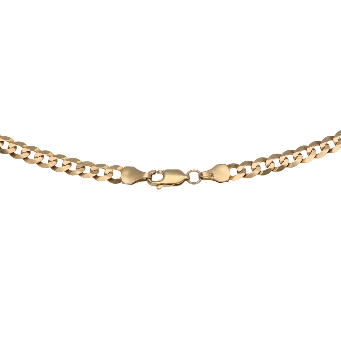 9ct Gold Curb Chain 24"