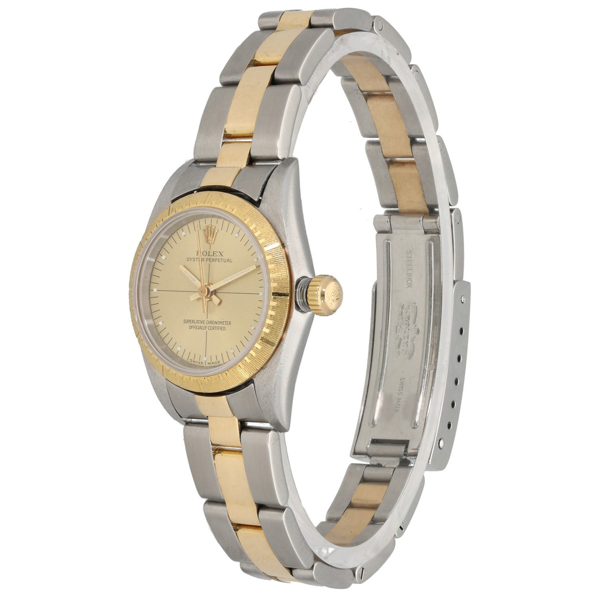 Rolex Oyster Perpetual 76243 24mm Bi-Colour Watch