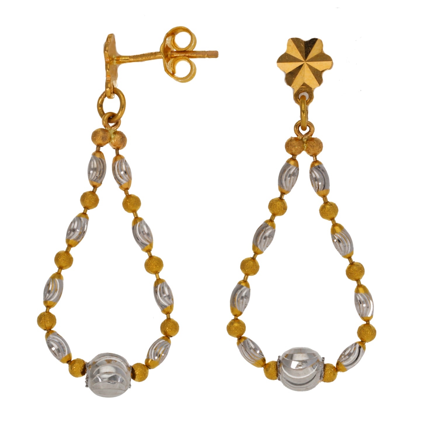 22ct Gold Drop Earrings