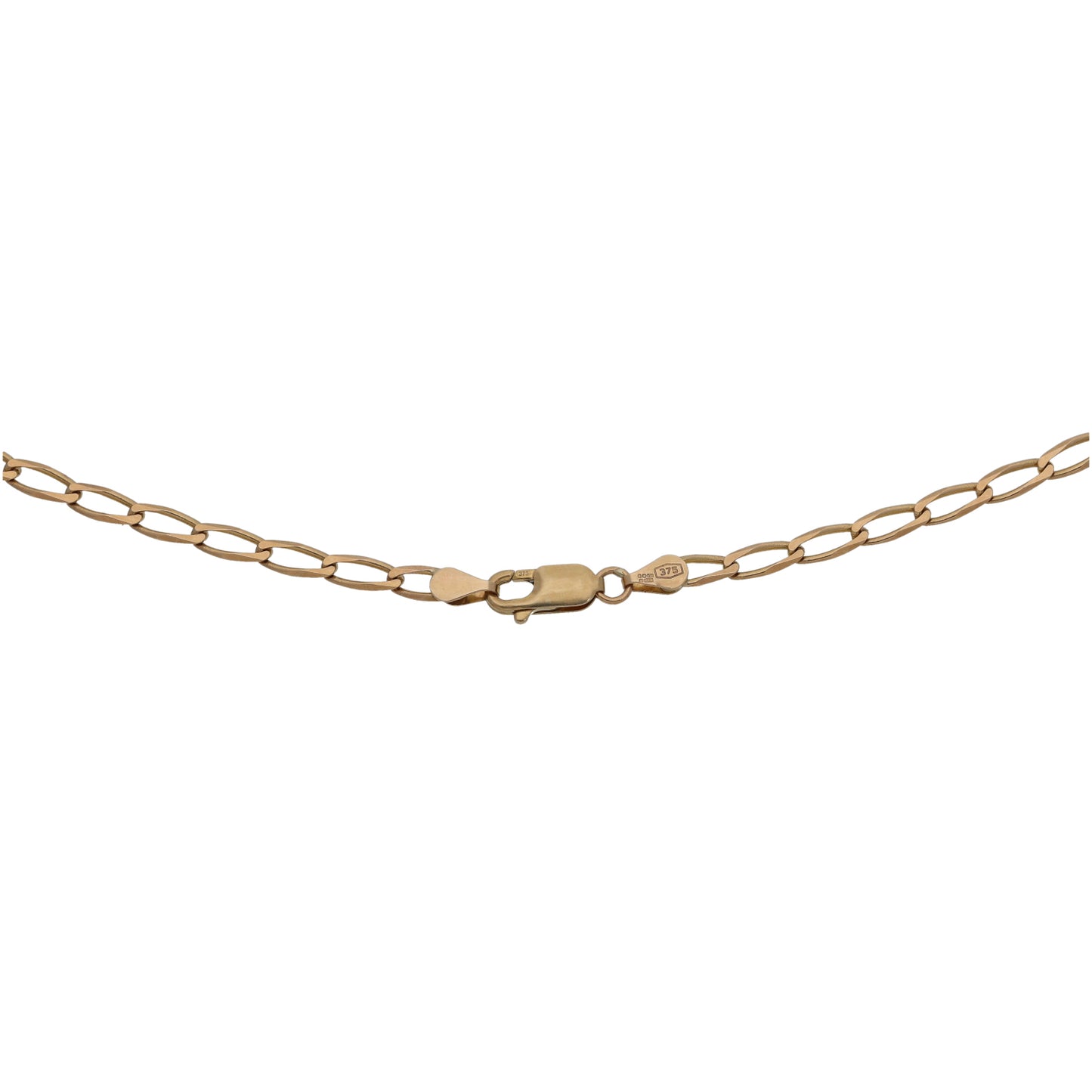 9ct Gold Curb Chain 28"