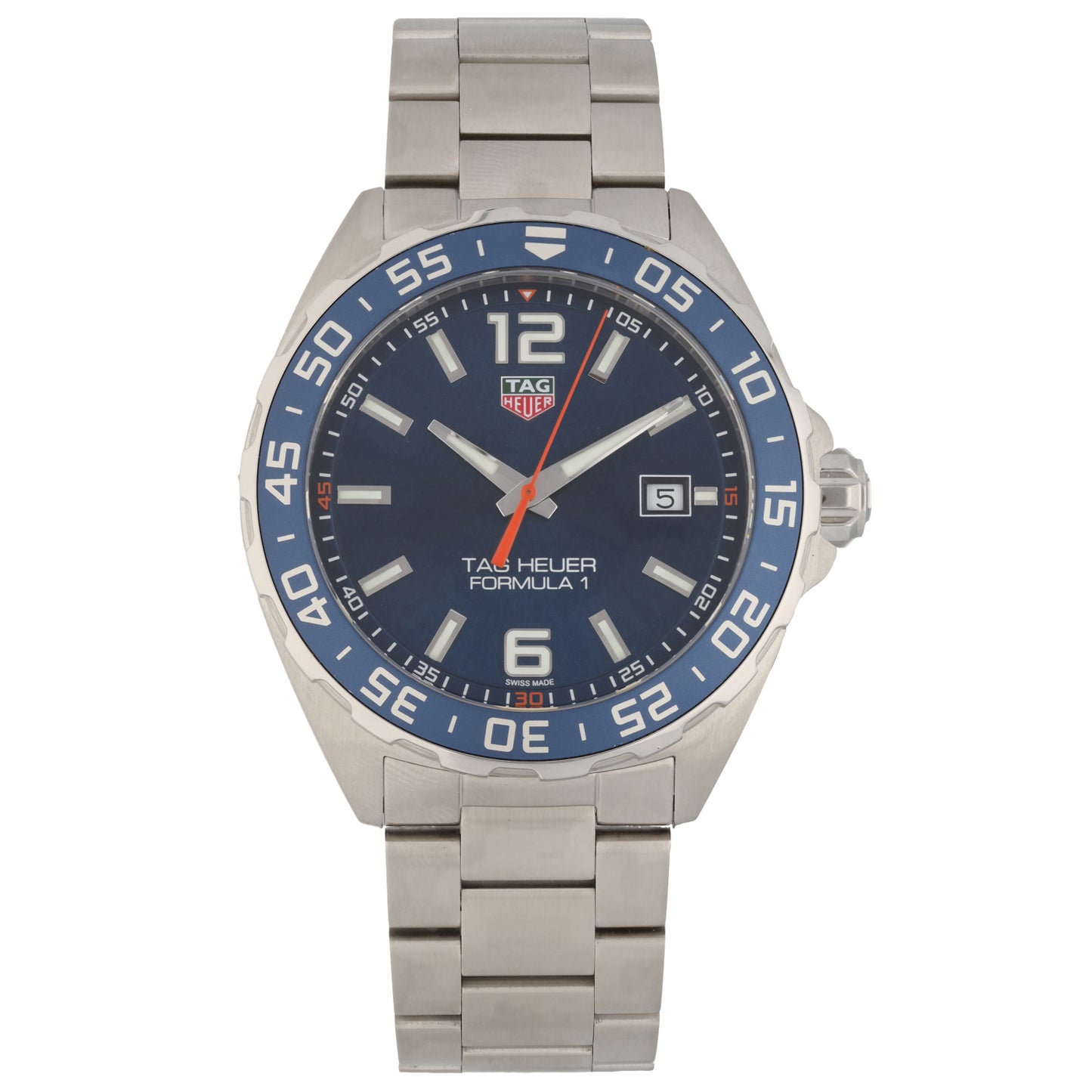 Tag Heuer Formula 1 WAZ1010 43mm Stainless Steel Watch