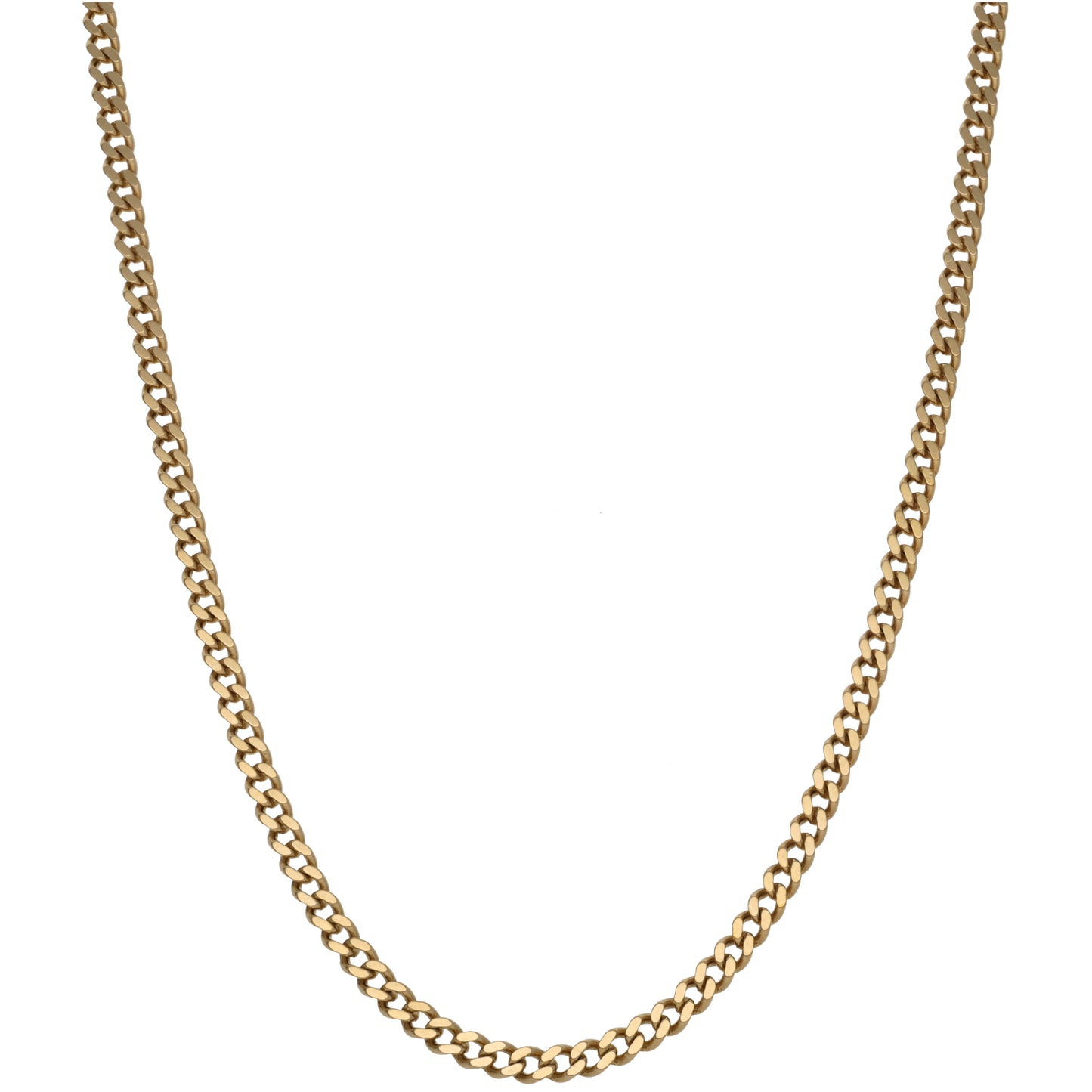 9ct Gold Curb Chain 20"