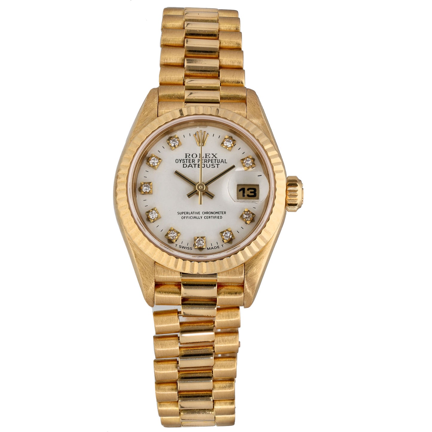 Rolex Lady Datejust 69178 26mm Gold Watch