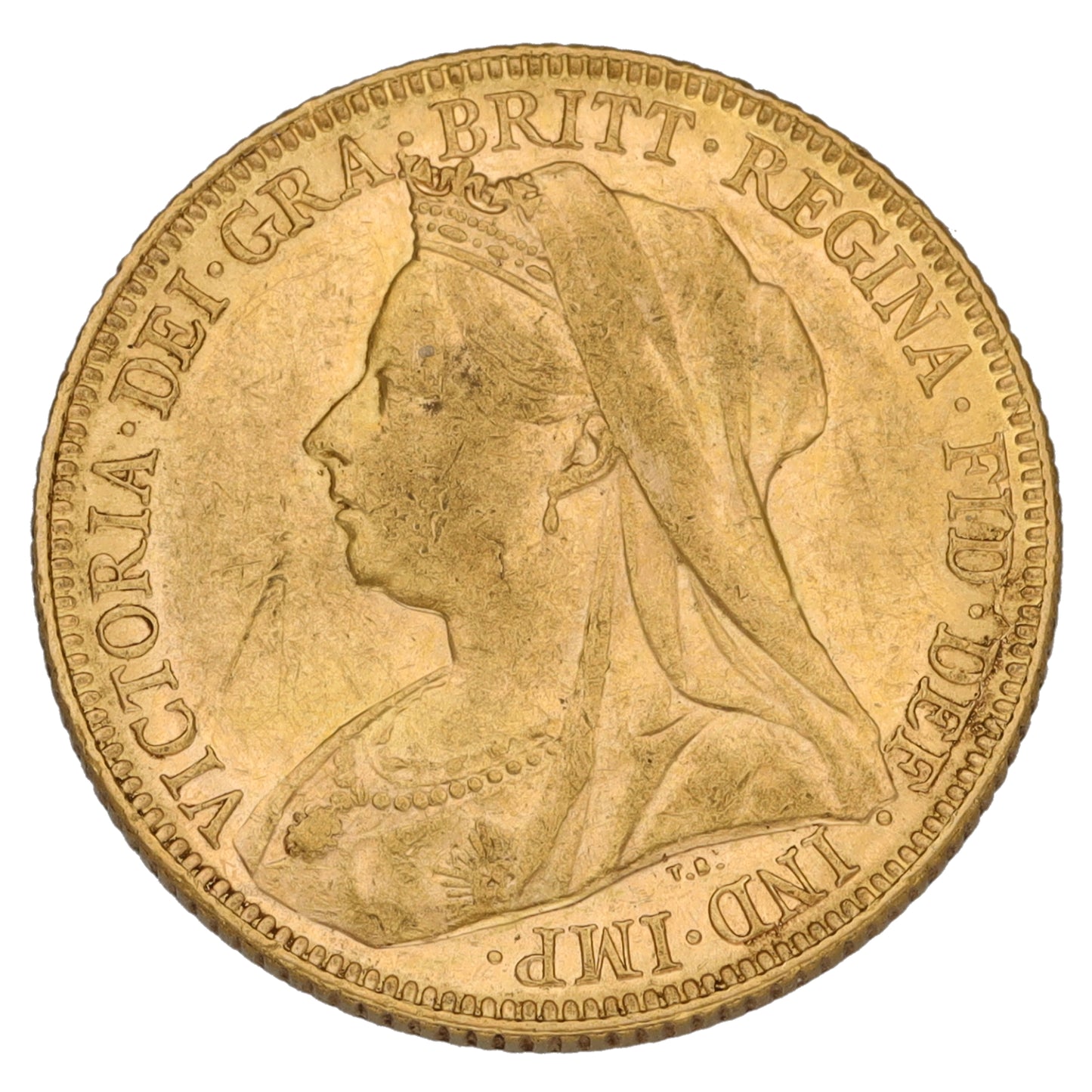 22ct Gold Queen Victoria Full Sovereign Coin 1901