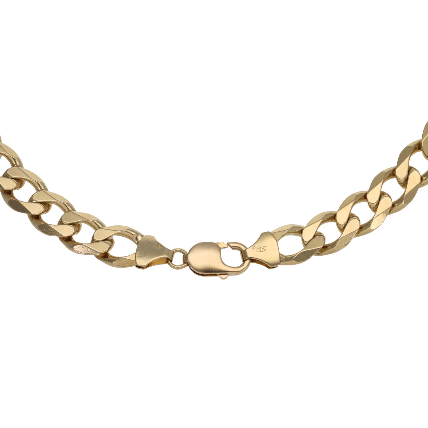 9ct Gold Curb Chain 26"