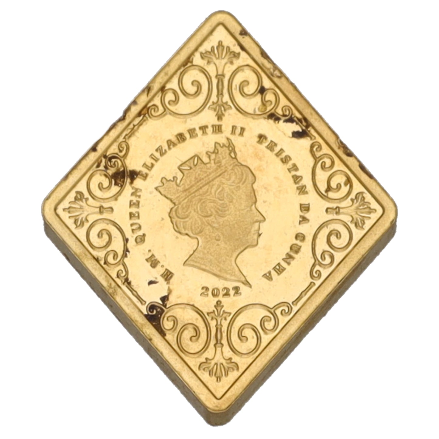 22ct Gold Queen Victoria 125th Diamond Jubilee Anniversary Eighth Sovereign Coin 2022