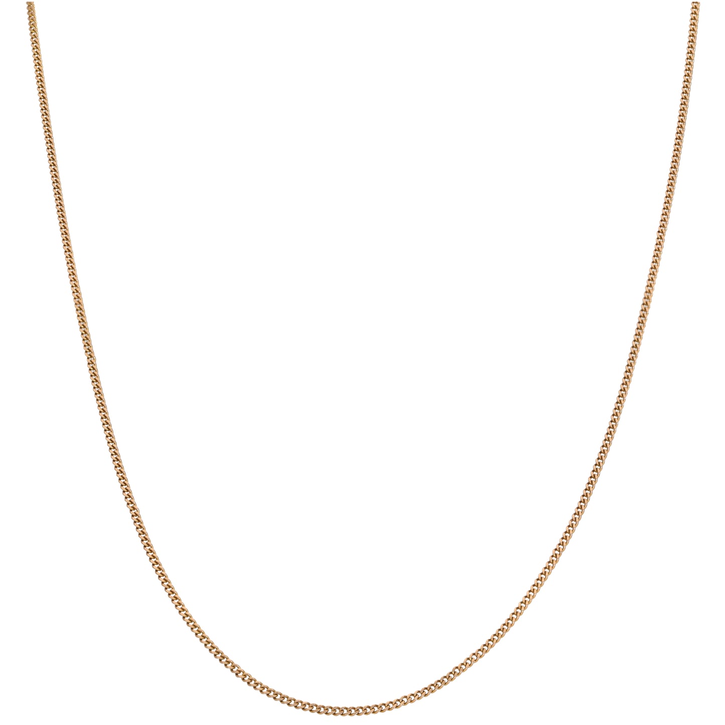 9ct Gold Curb Chain 20"