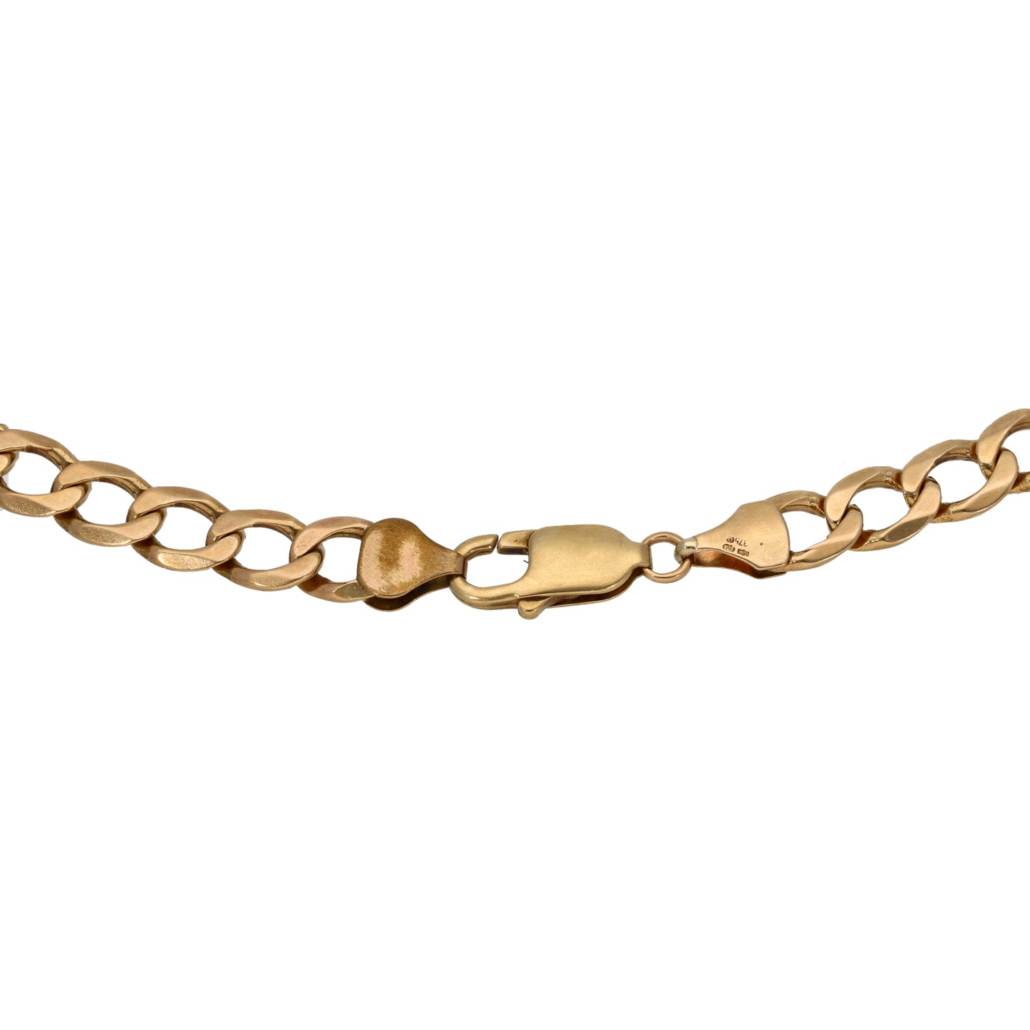 9ct Gold Curb Chain 20"