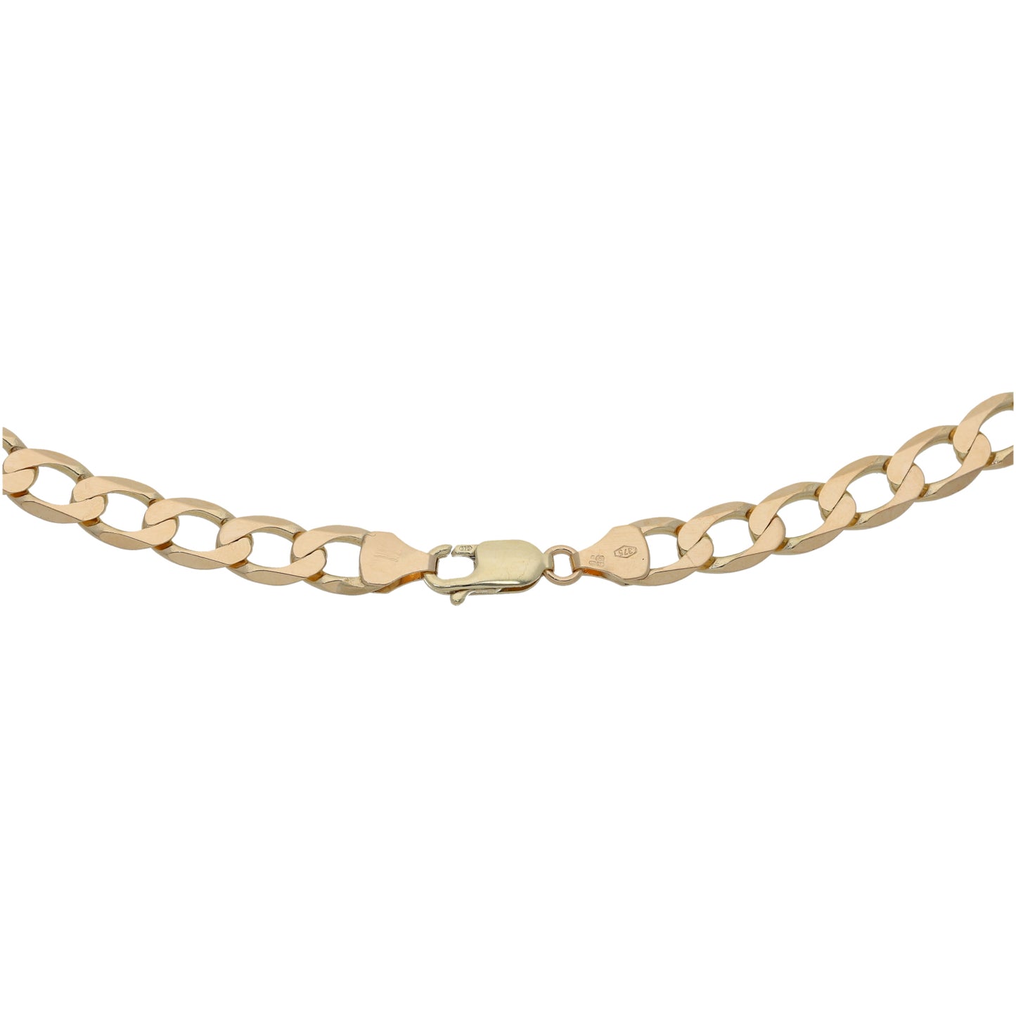 9ct Gold Curb Chain 20"