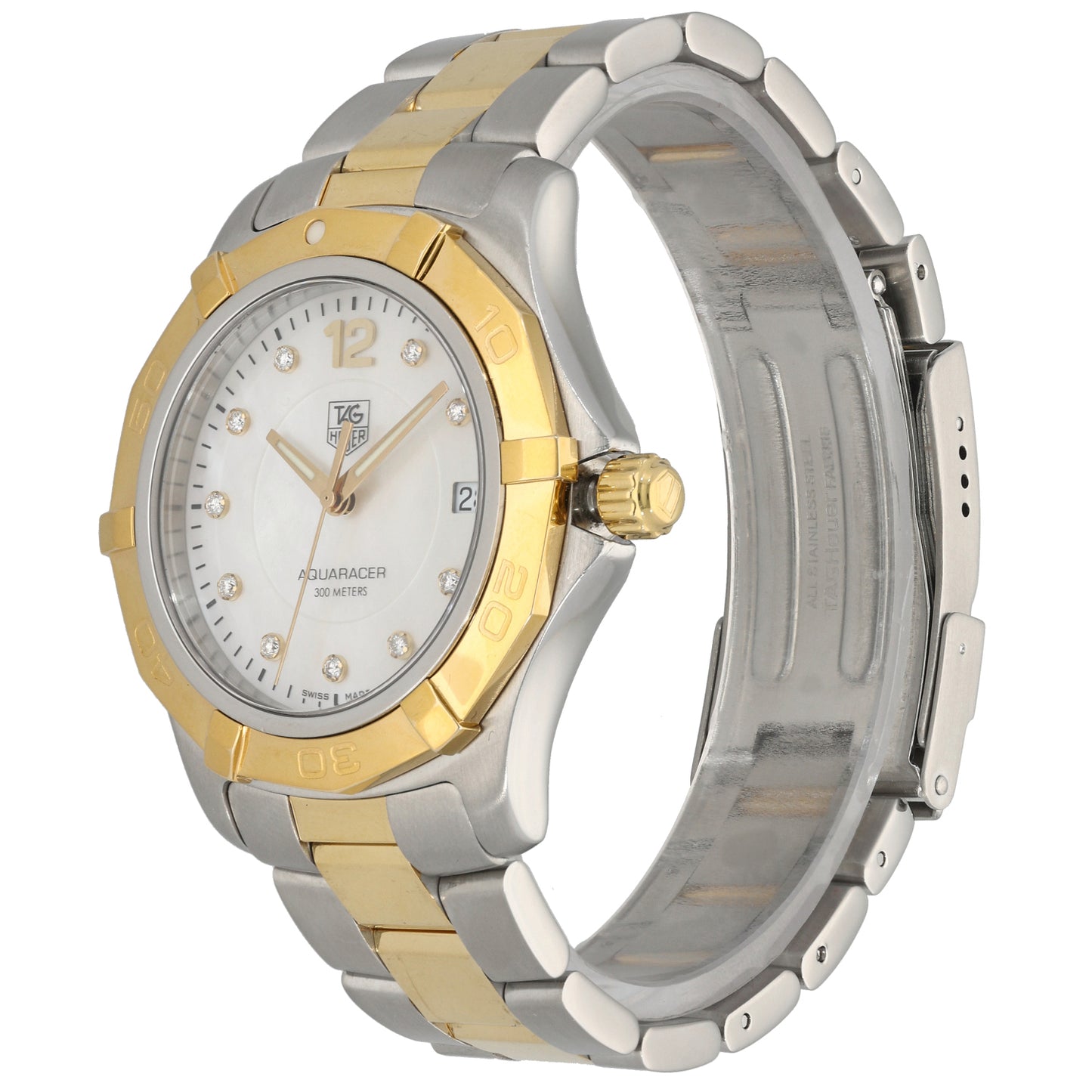 Tag Heuer Aquaracer WAF1124 38mm Bi-Colour Watch