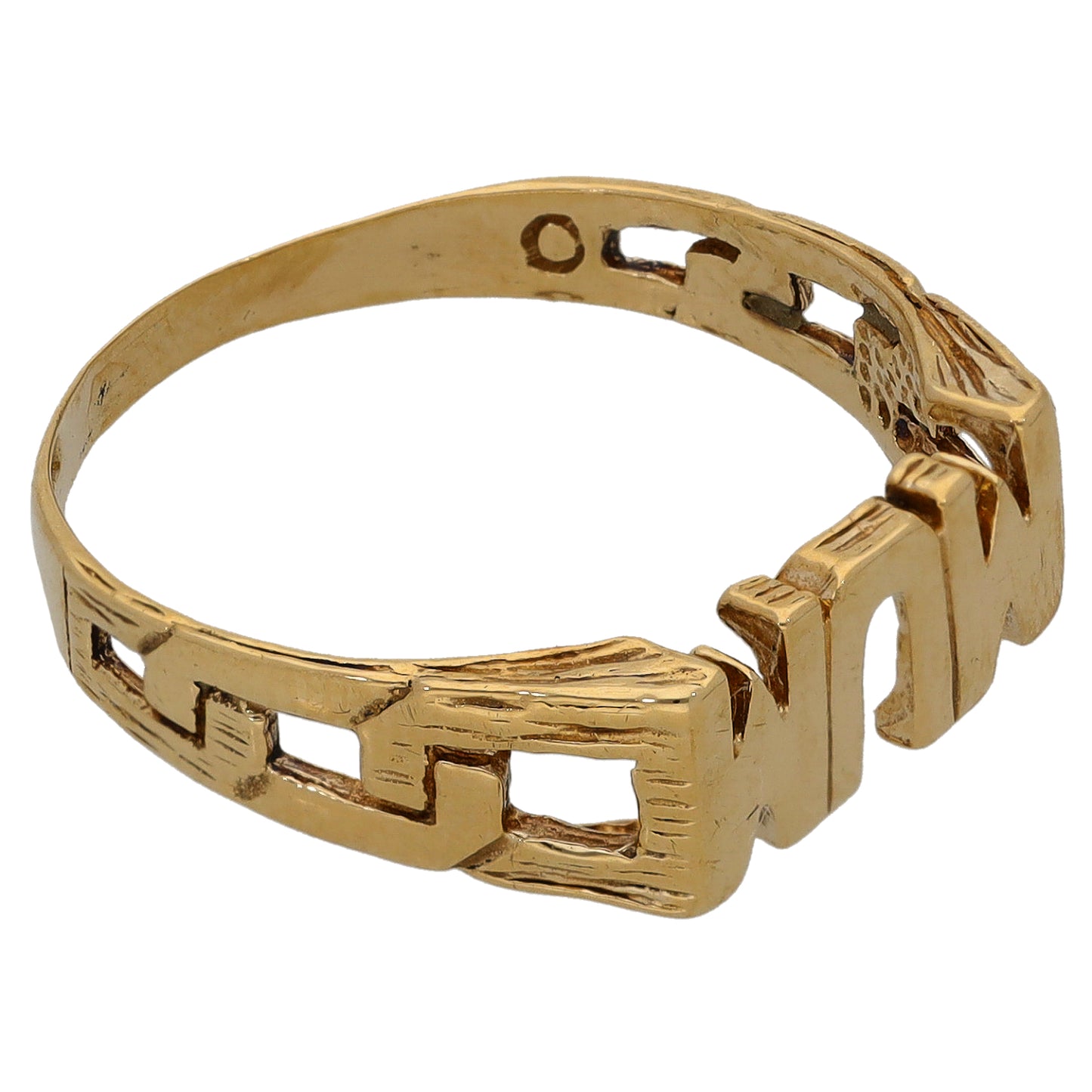 9ct Gold Mum/Mother Ring Size P