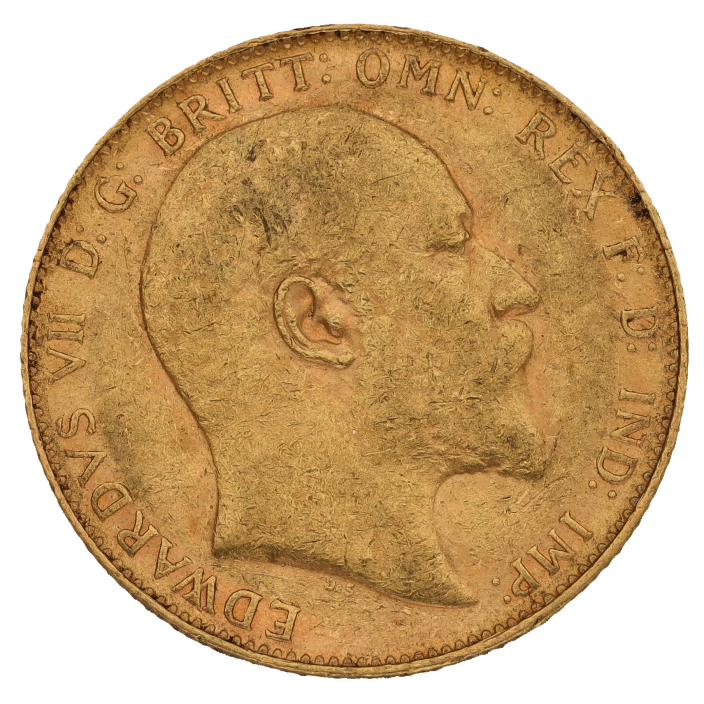 22ct Gold King Edward VII Full Sovereign Coin 1907