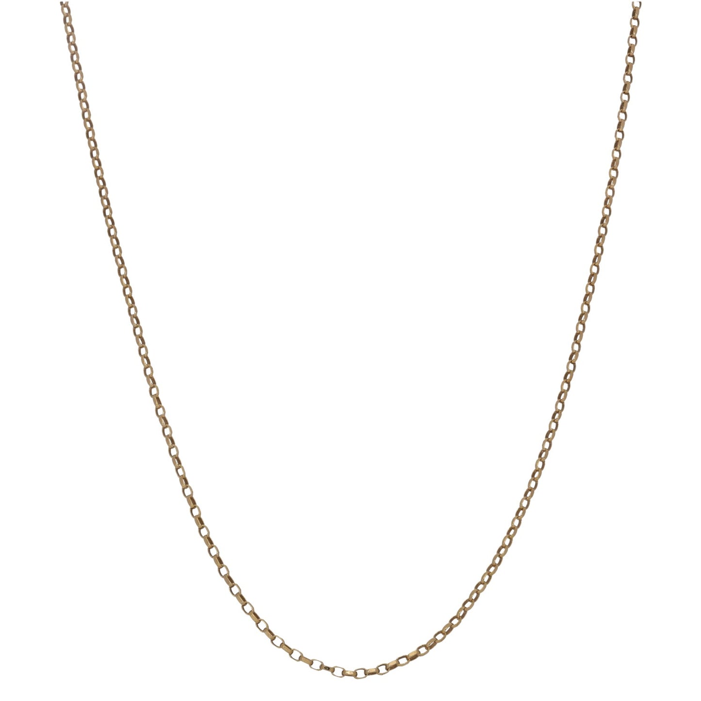 9ct Gold Belcher Chain 18"