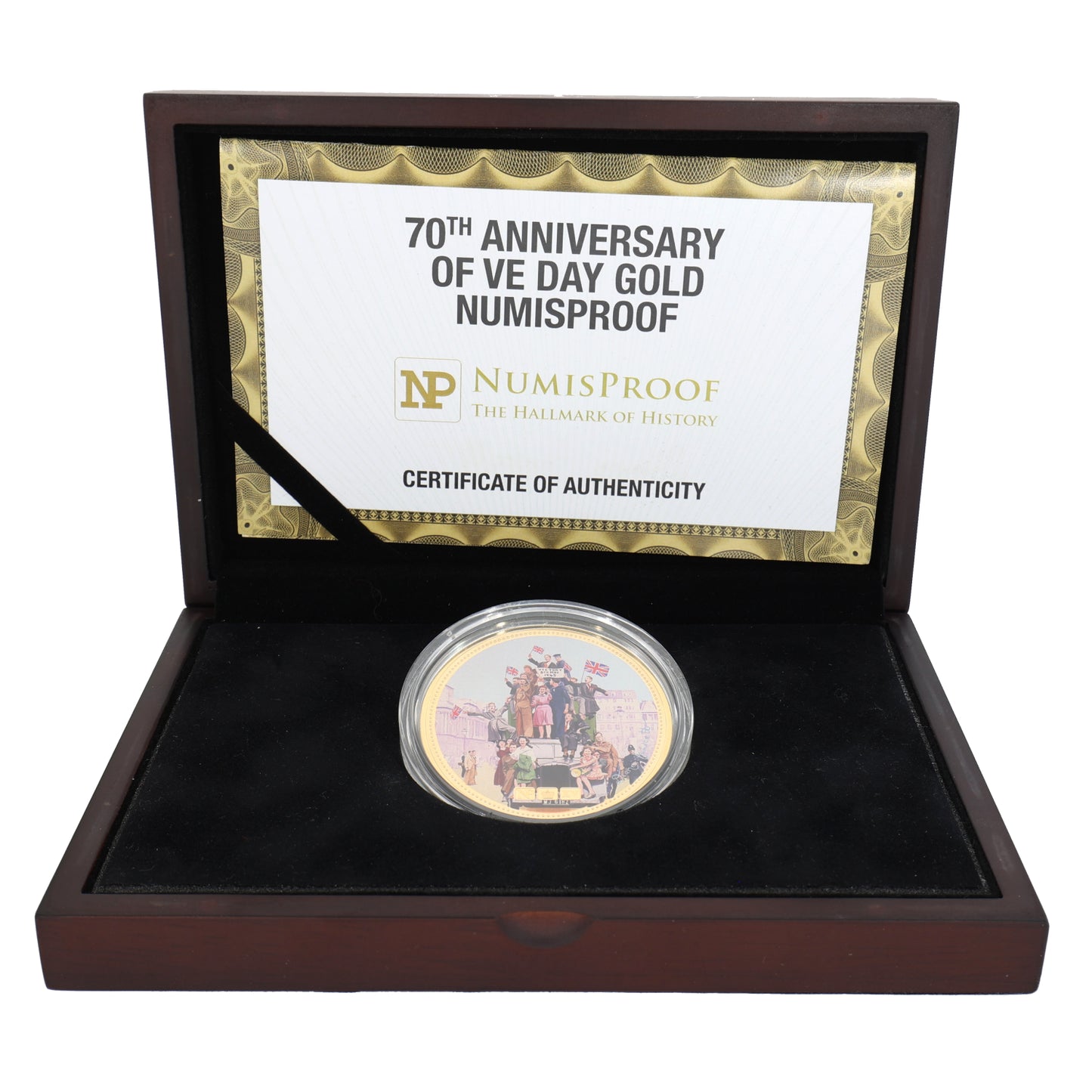 9ct Gold 70th Anniversary Of VE Day Coin