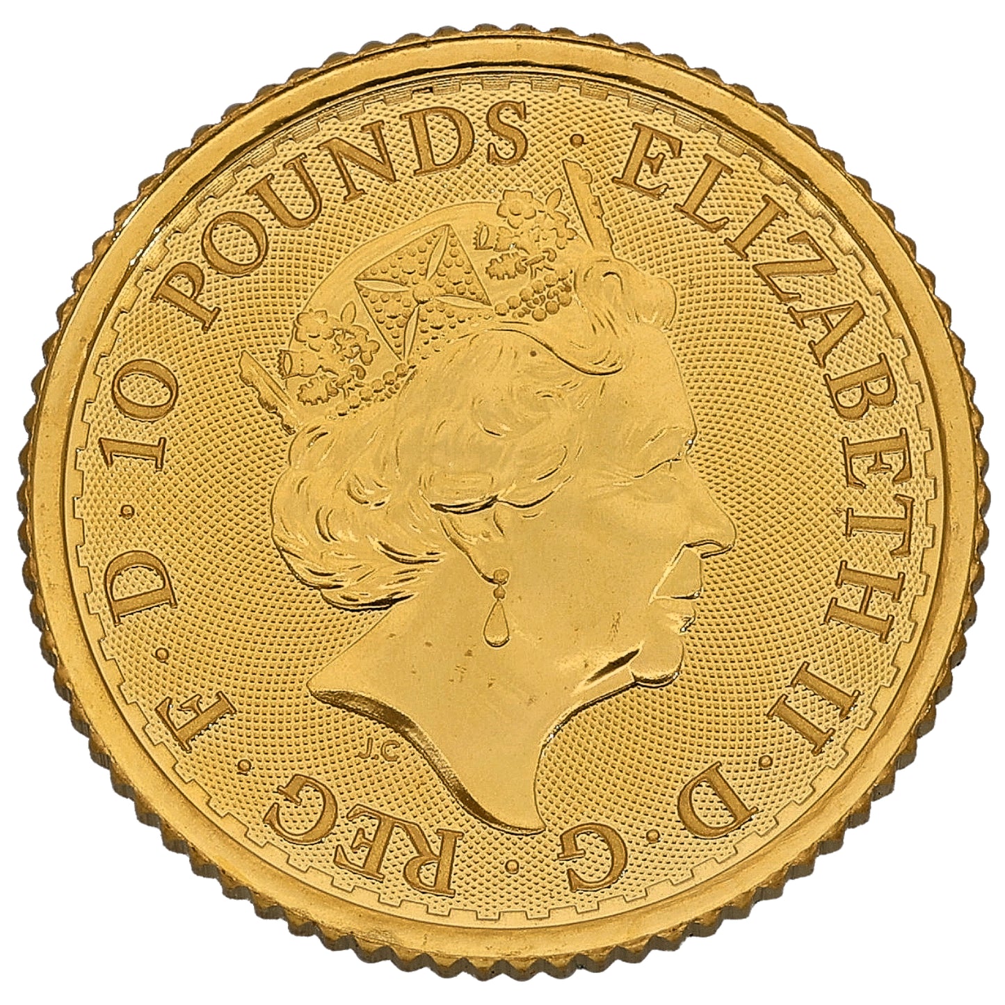 24ct Gold Queen Elizabeth II 1/10 OZ Britannia Coin 2021