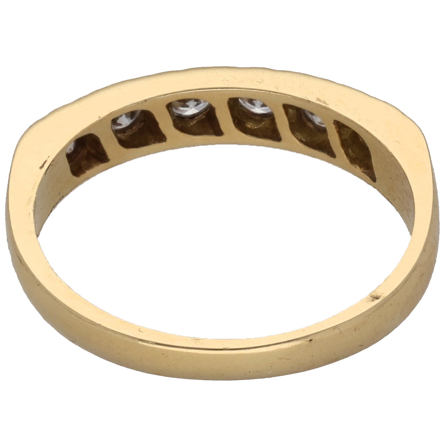 18ct Gold 0.30ct Diamond Half Eternity Ring Size K