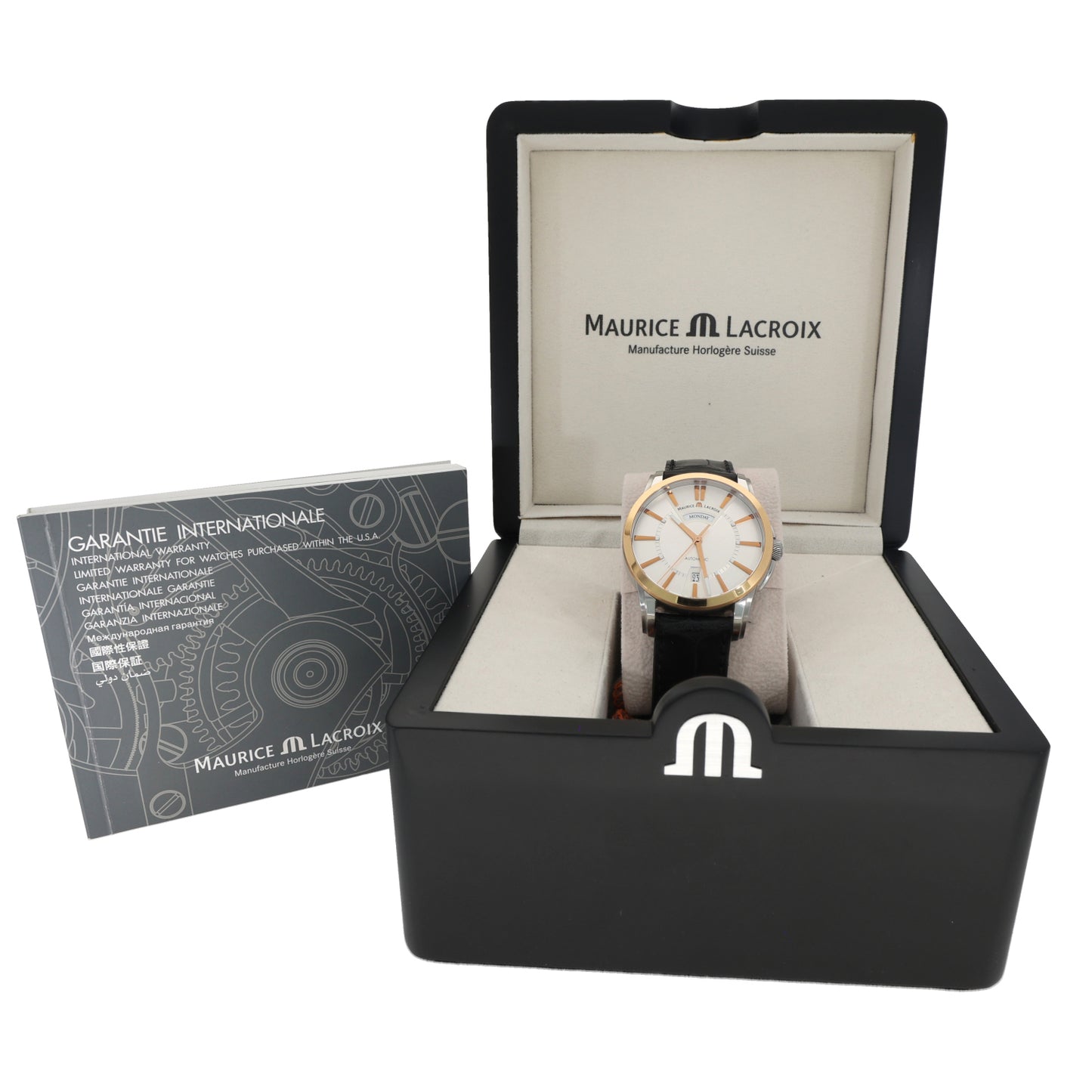 Maurice Lacroix Pontos PT6158 41mm Gold Watch