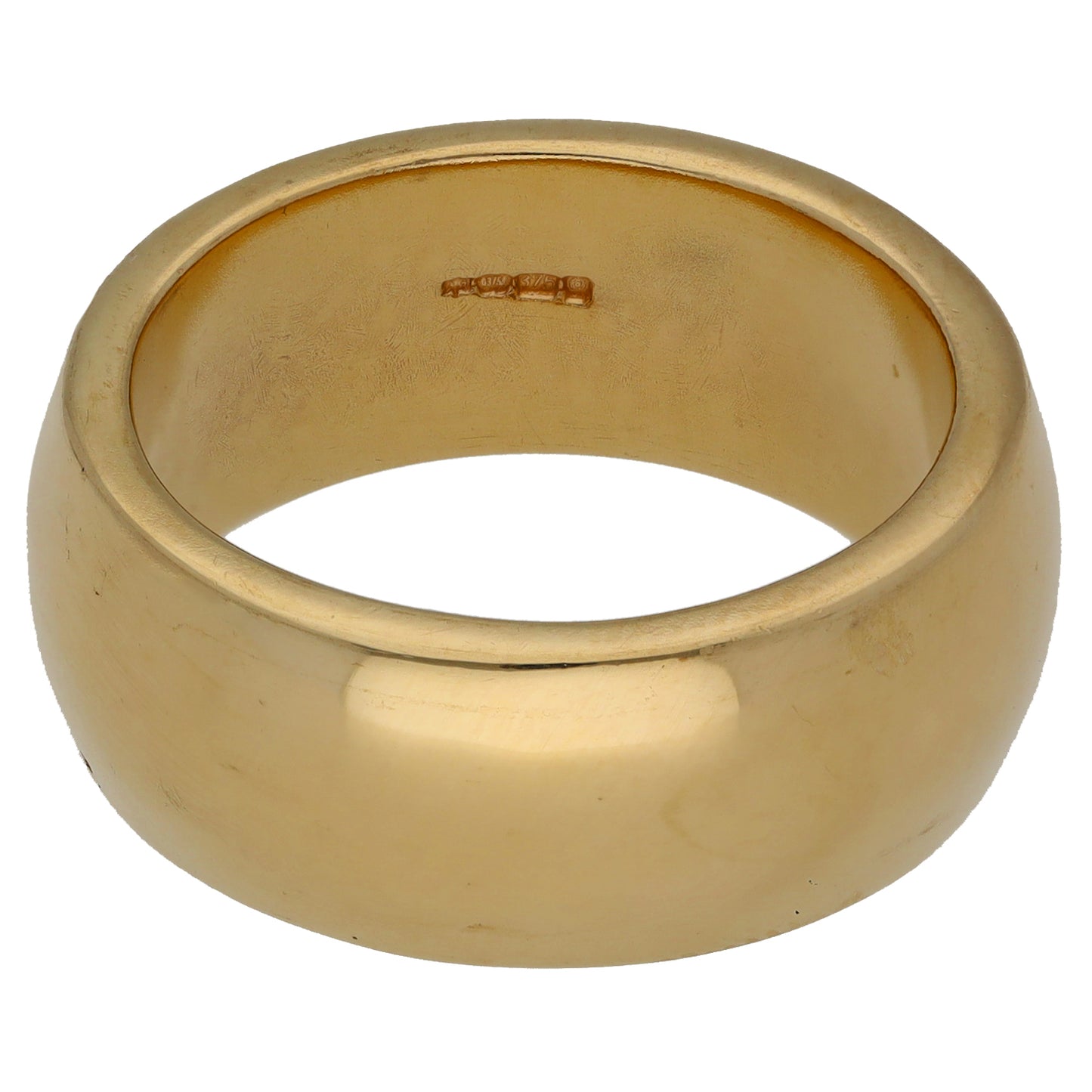 9ct Gold Plain Wedding Ring Size S