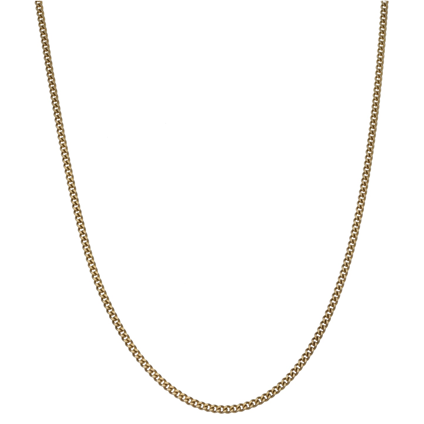 9ct Gold Curb Chain 24"