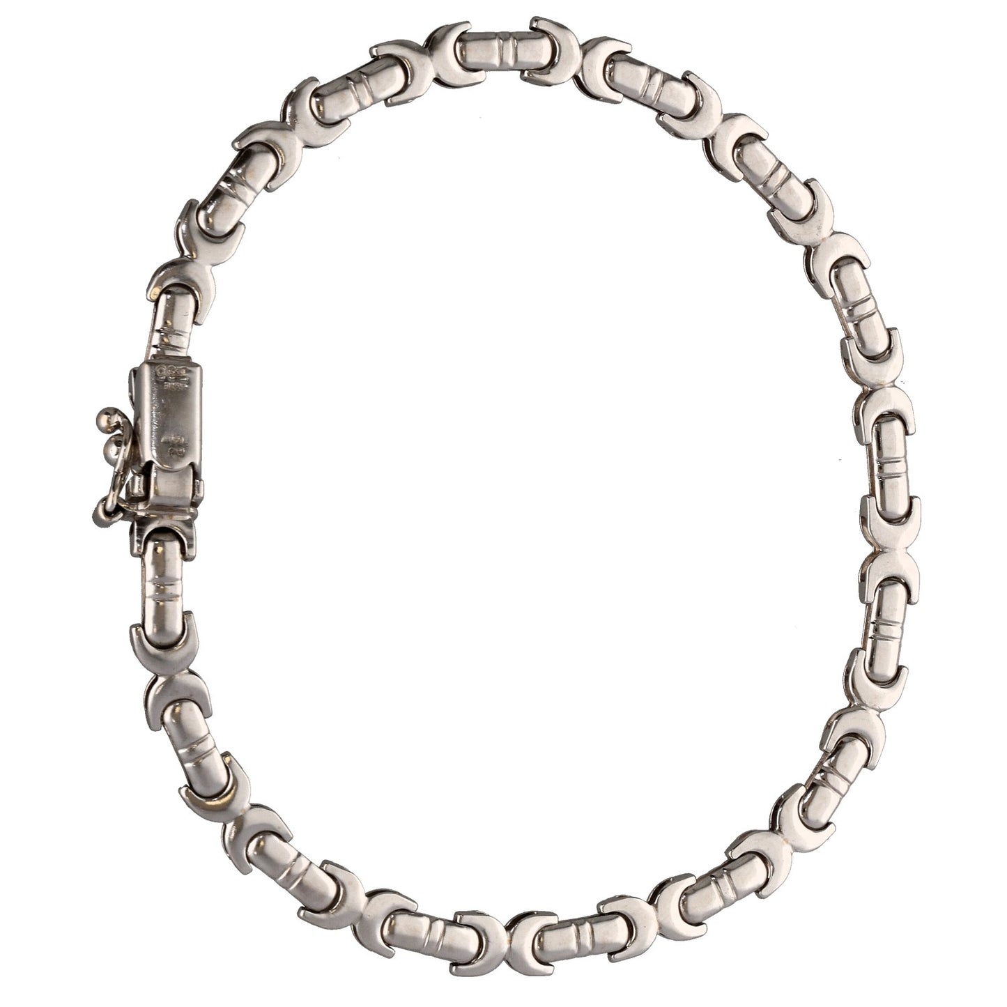 14ct White Gold Fancy Bracelet