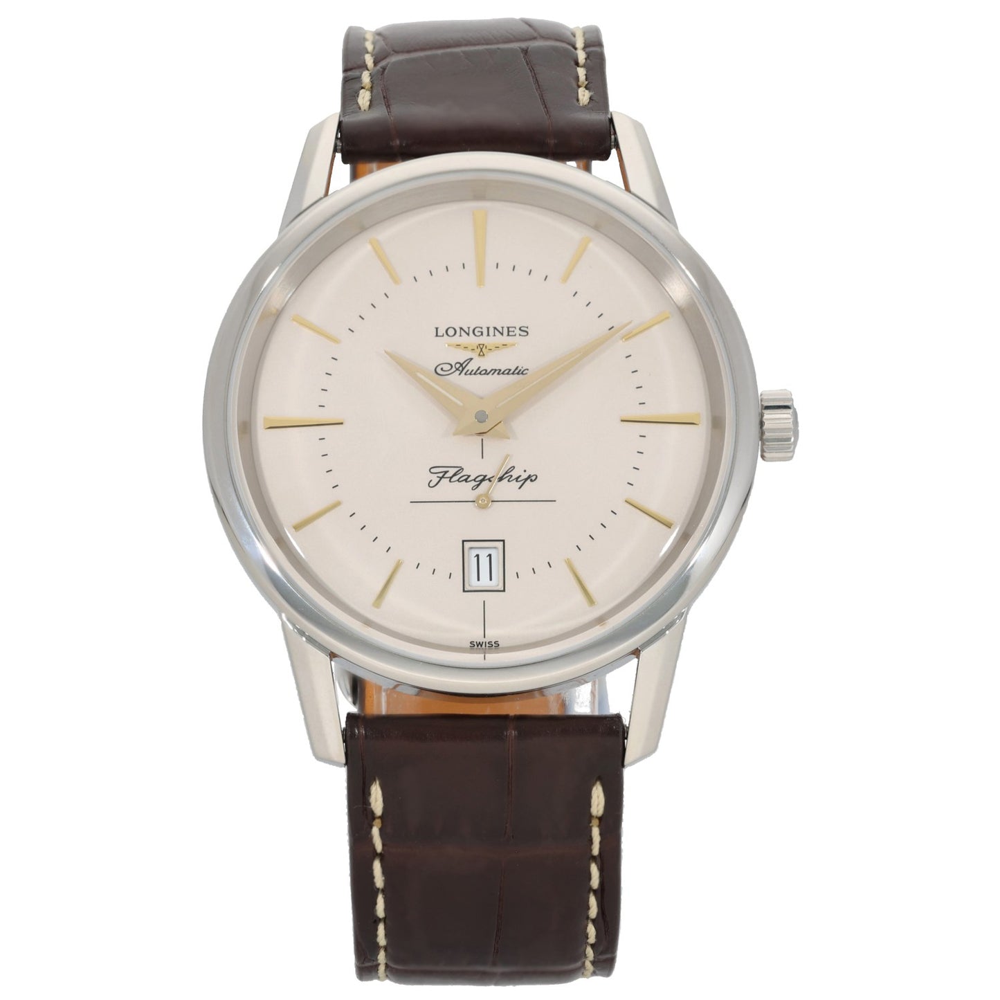 Longines Flagship Heritage L4.795.4 38.5mm Stainless Steel Watch