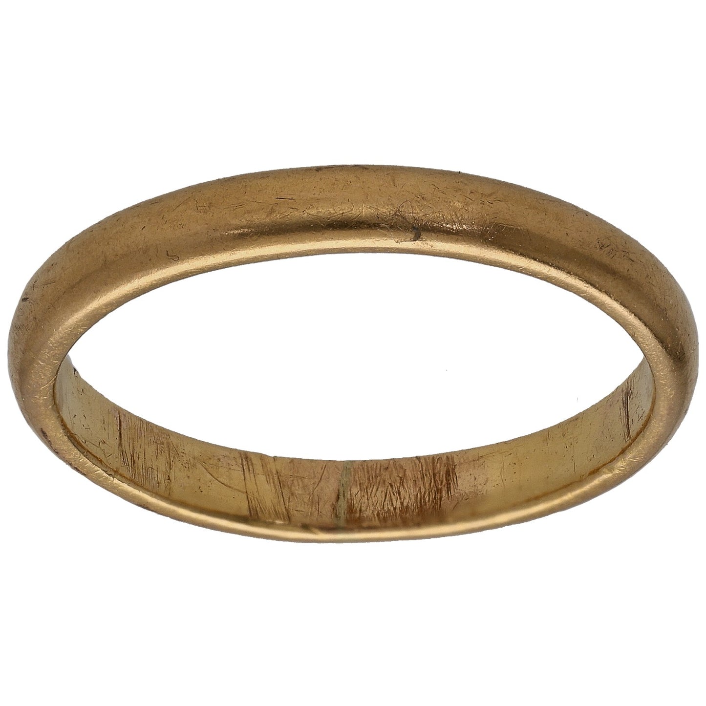 22ct Gold Plain Wedding Ring Size Y