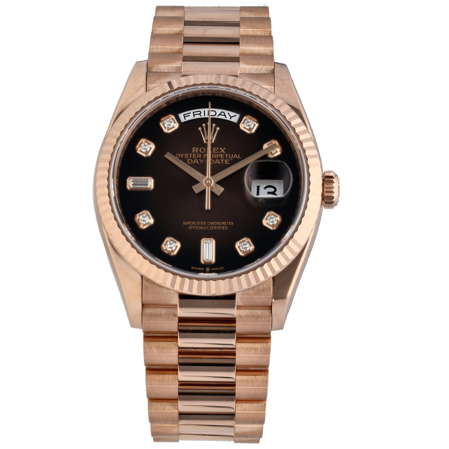 Rolex Day-Date 128235 36mm Gold Watch