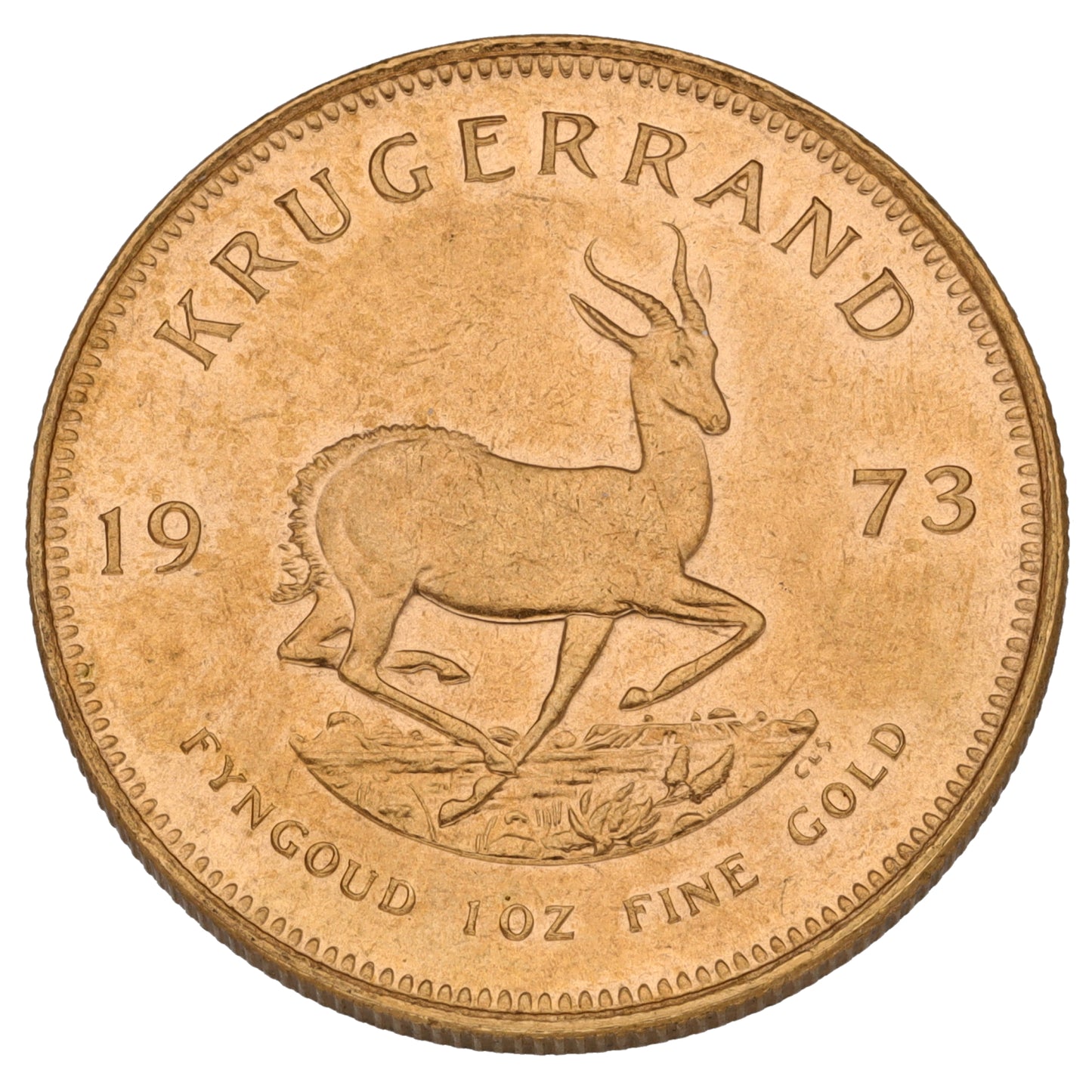 22ct Gold 1 OZ Krugerrand Coin 1973