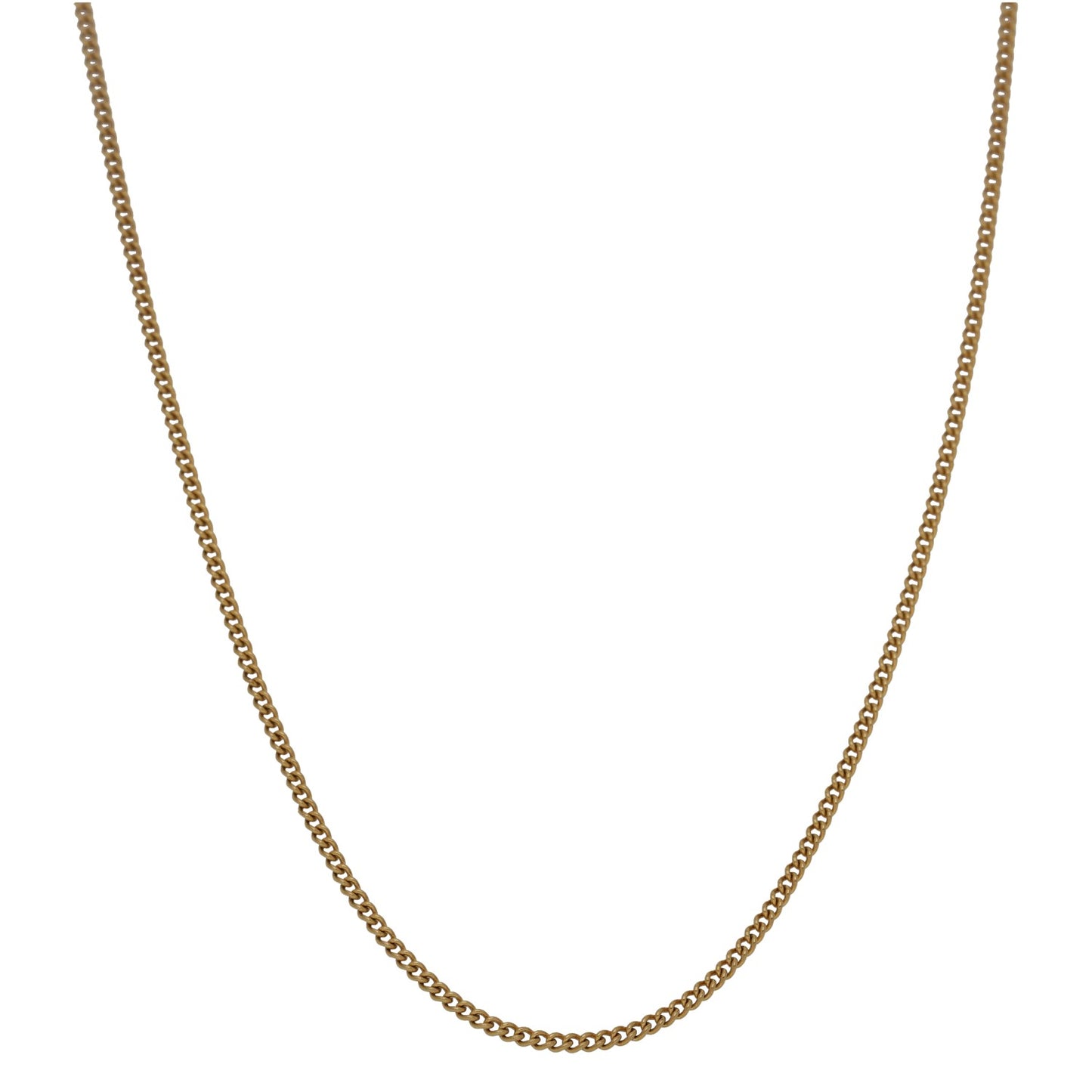 9ct Gold Curb Chain 20"