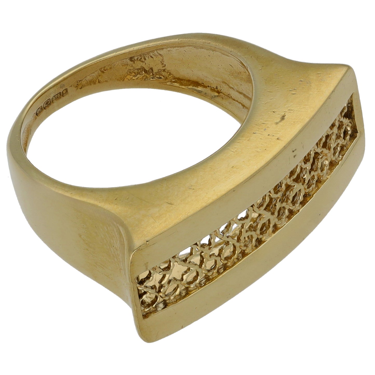 9ct Gold Alternative Ring Size K