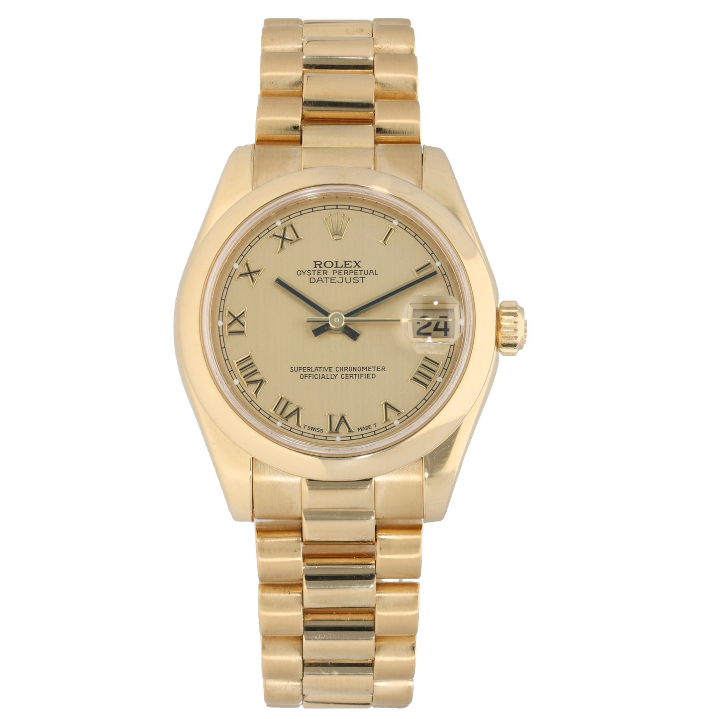 Rolex Datejust 178248 31mm Gold Watch