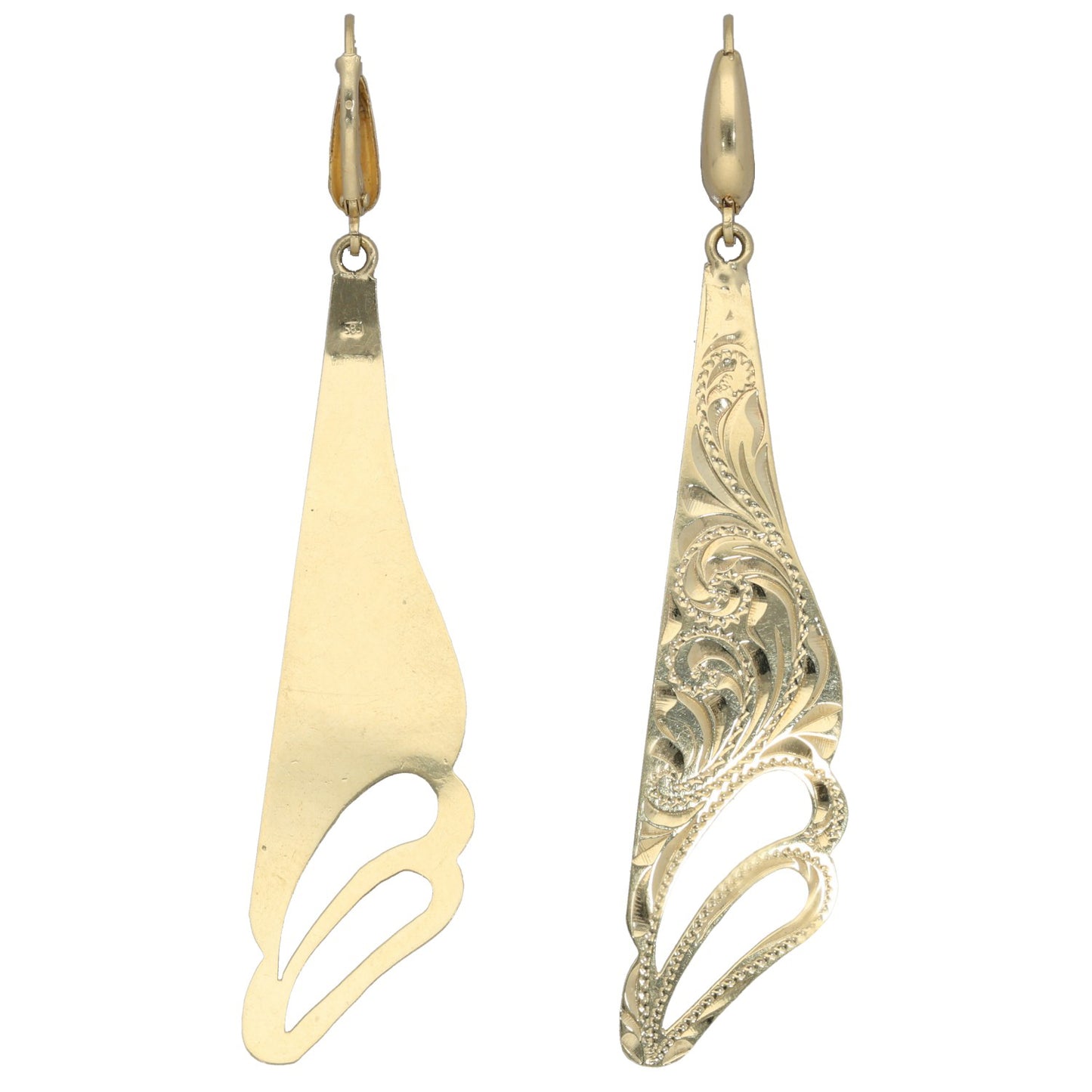 14ct Gold Drop Earrings