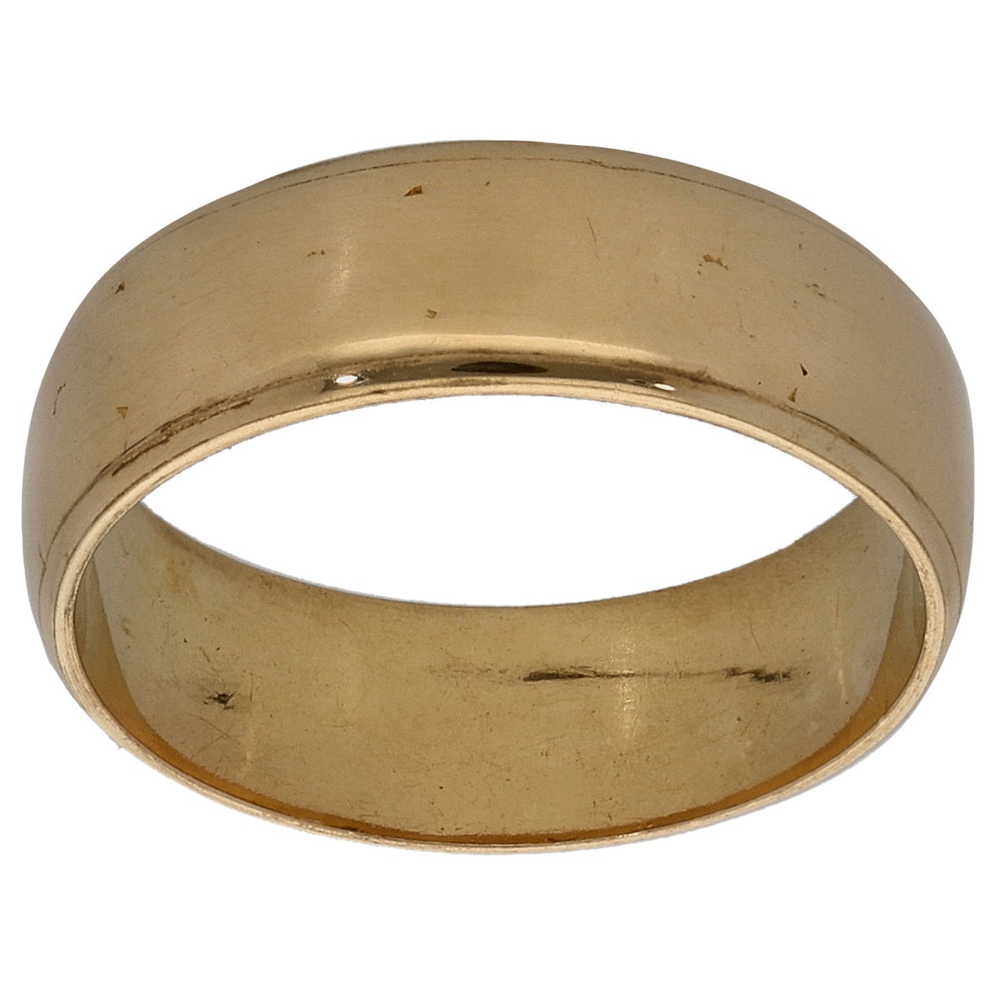 18ct Gold Plain Wedding Ring Size K