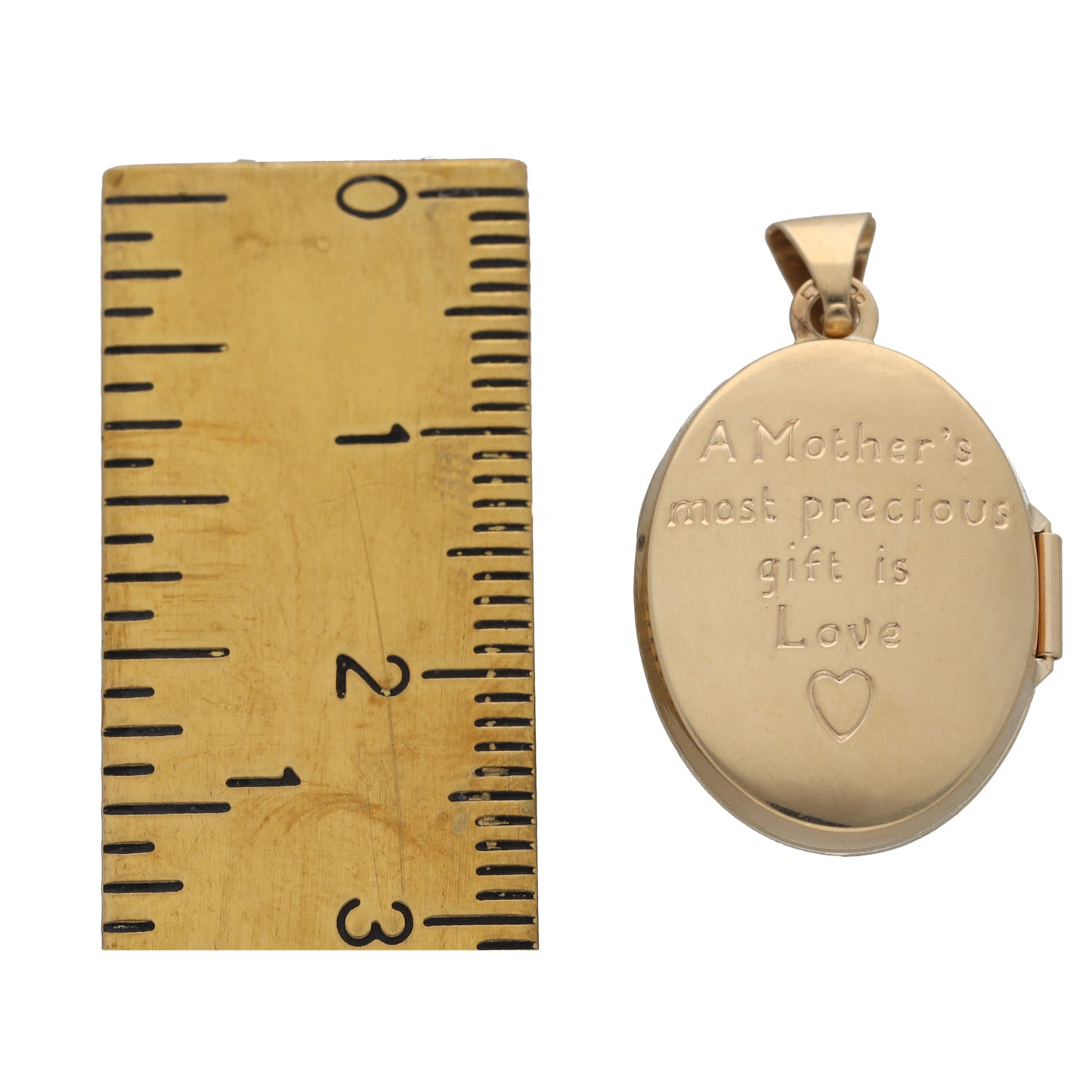 9ct Gold Mum Locket Pendant