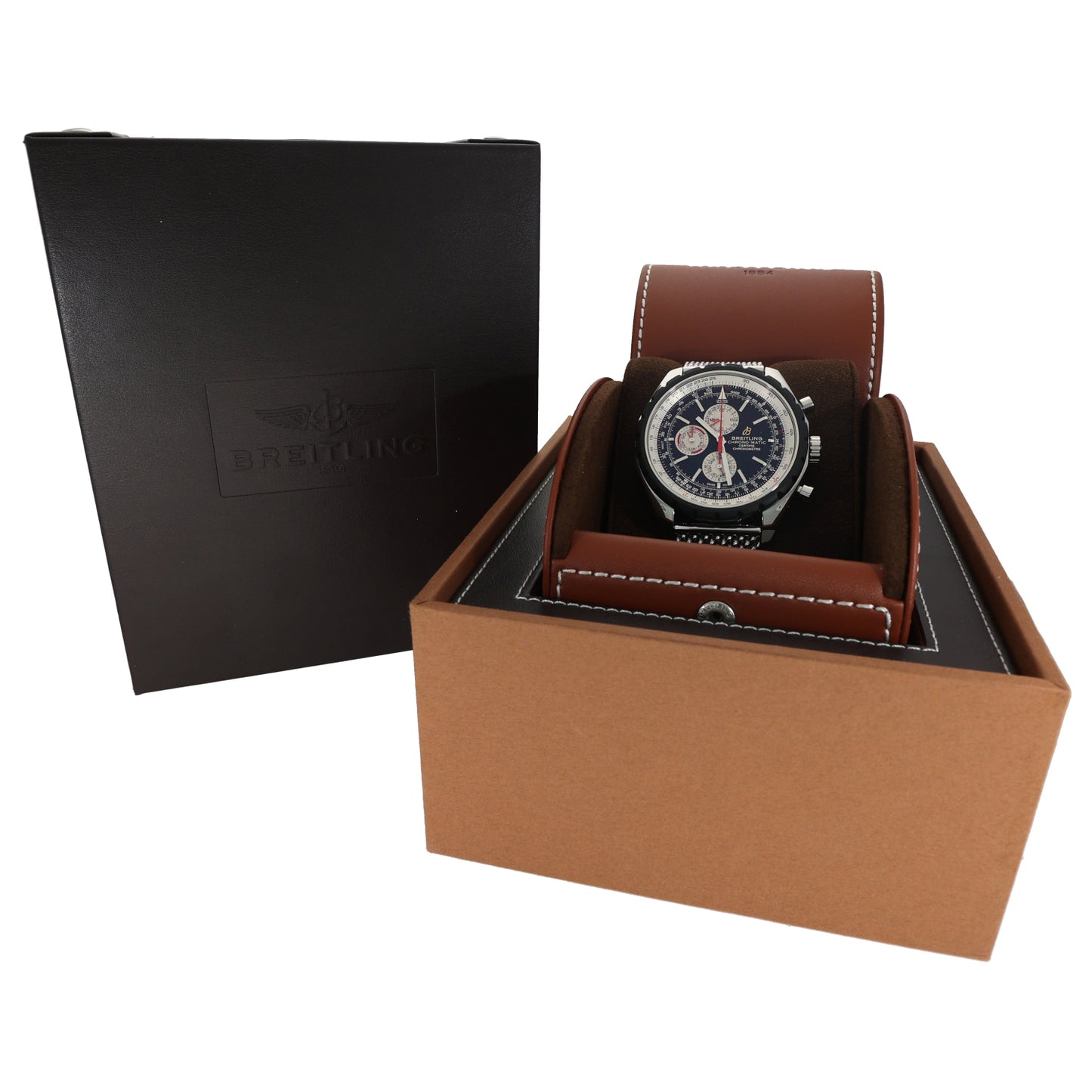 Breitling Chronomatic A19360 49mm Stainless Steel Watch