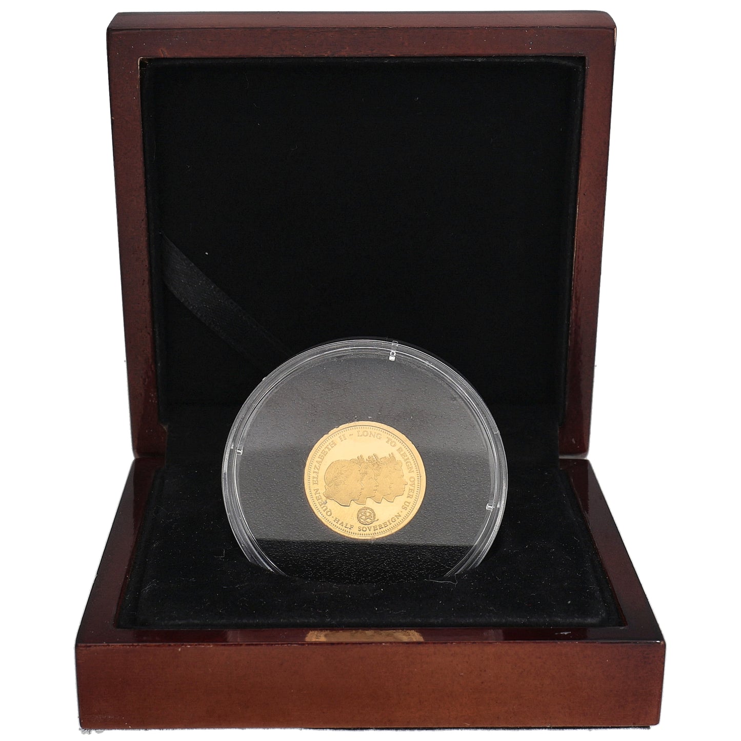 22ct Gold Long to Reign Over Us Half Sovereign Coin 2015
