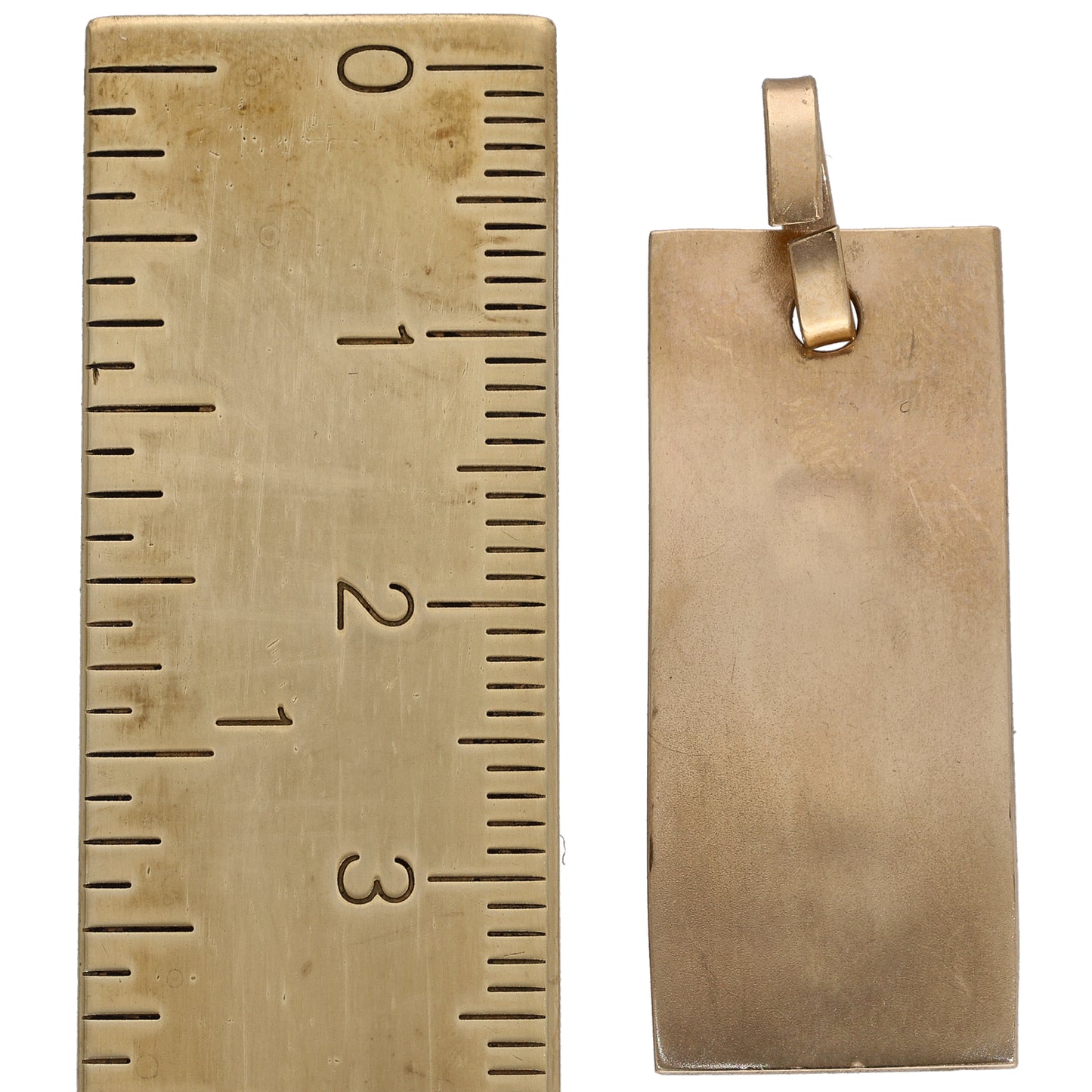 9ct Gold Ingot Pendant