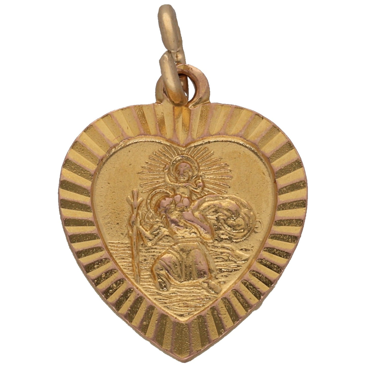 9ct Gold St Christopher Pendant