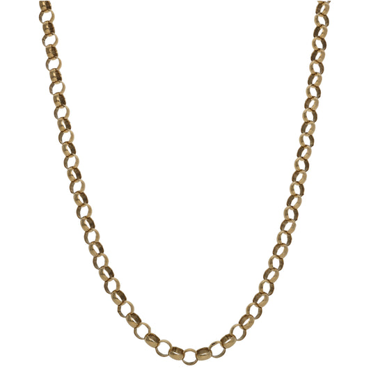 9ct Gold Belcher Chain 20"