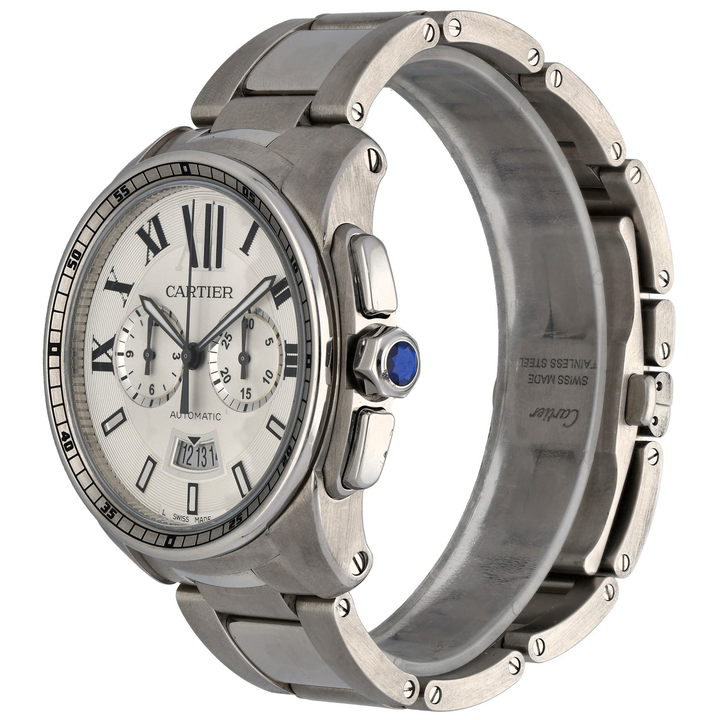 Cartier Calibre De Cartier W7100045 42mm Stainless Steel Watch
